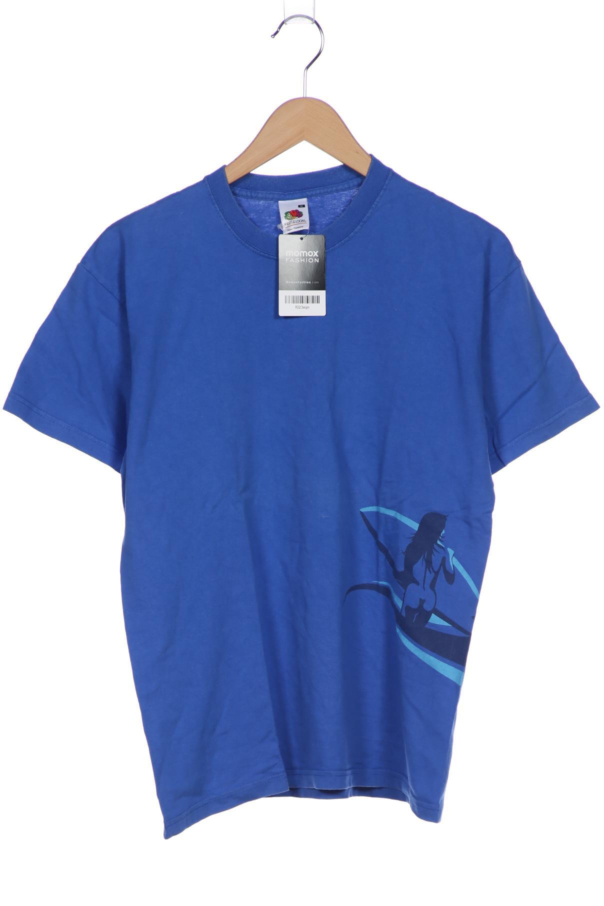 Fruit of the Loom Herren T-Shirt, blau, Gr. 48