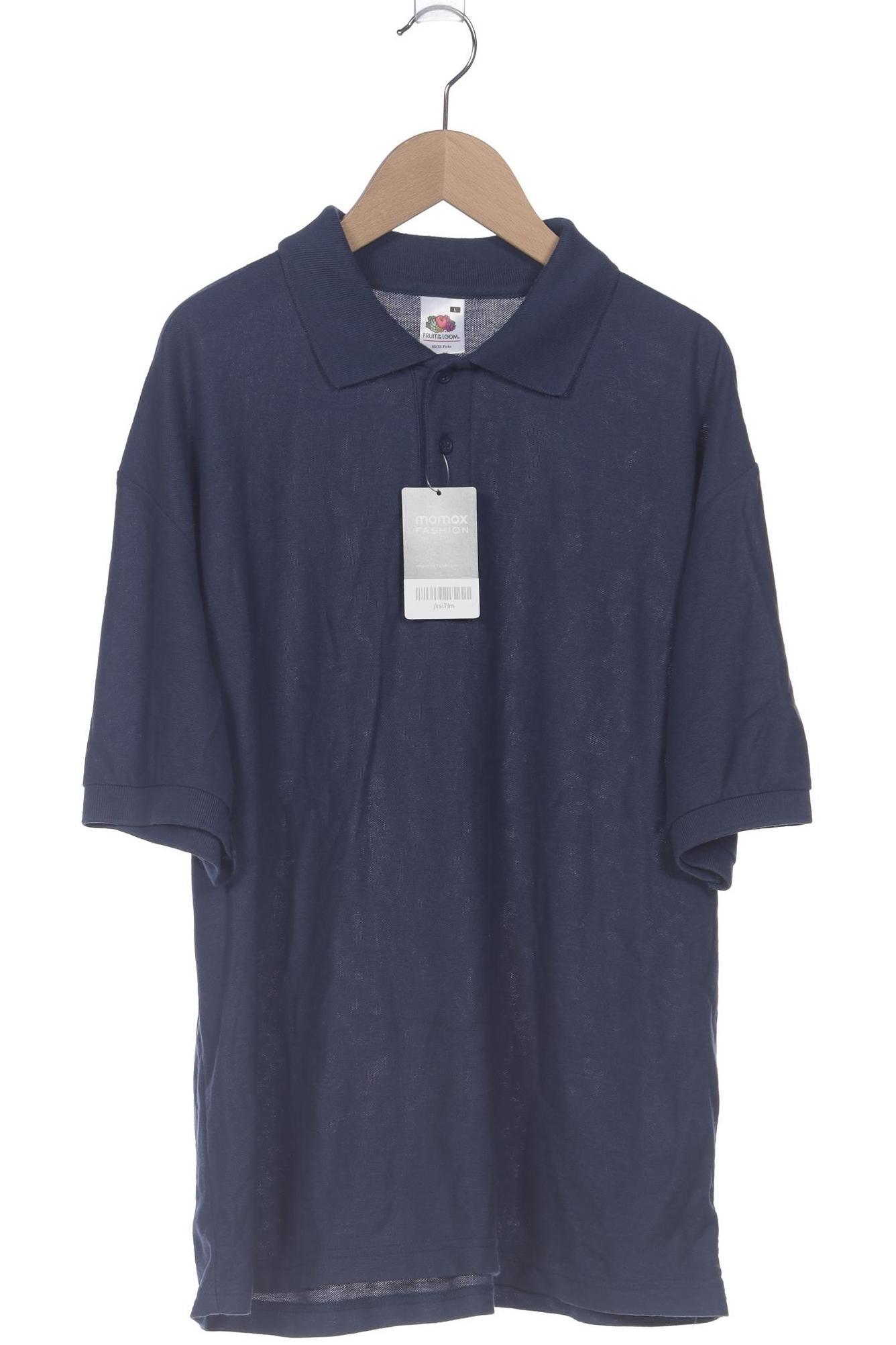 Fruit of the Loom Herren Poloshirt, marineblau, Gr. 52