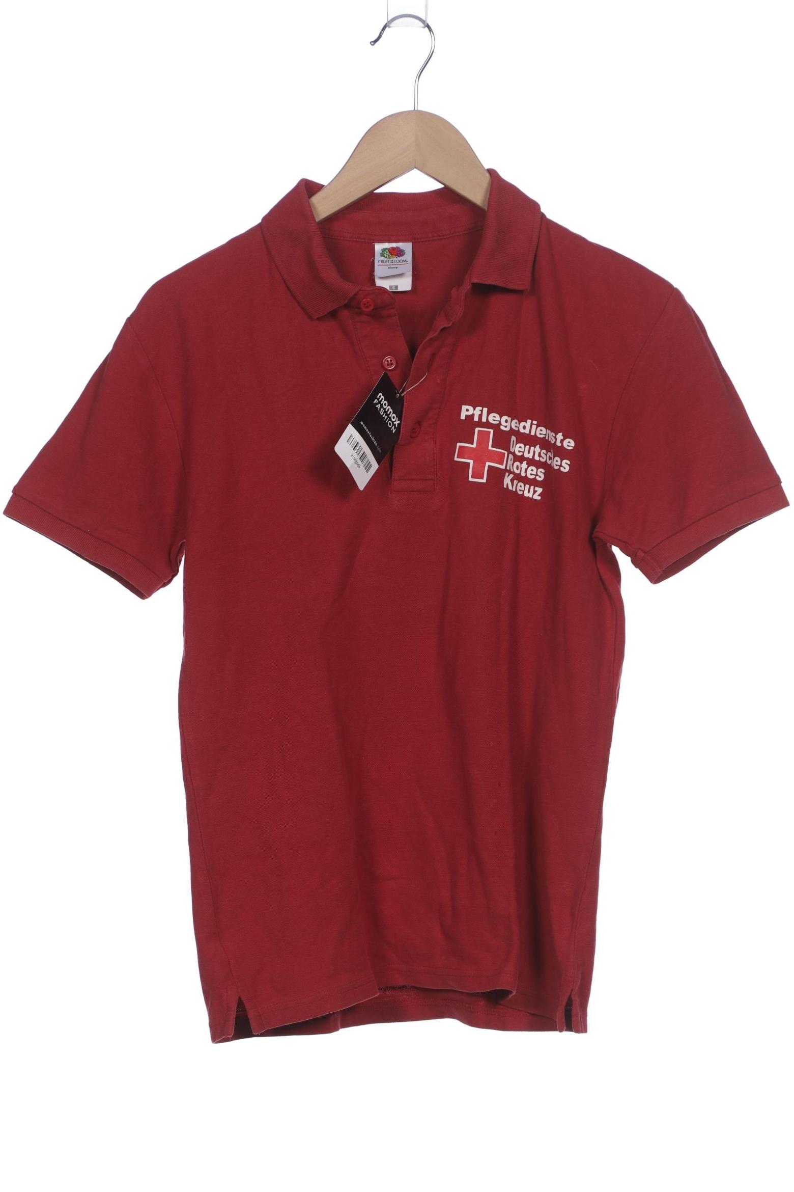 Fruit of the Loom Herren Poloshirt, bordeaux, Gr. 46