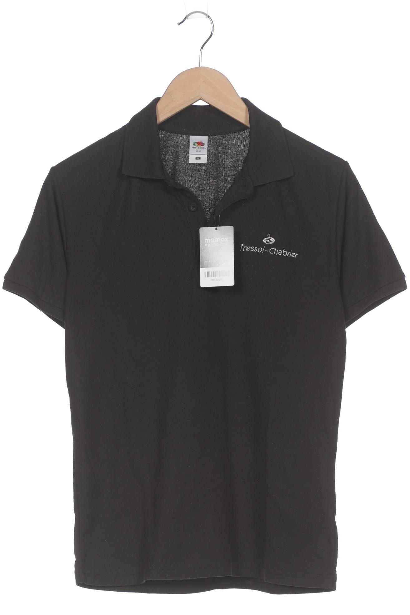 Fruit of the Loom Herren Poloshirt, schwarz, Gr. 46