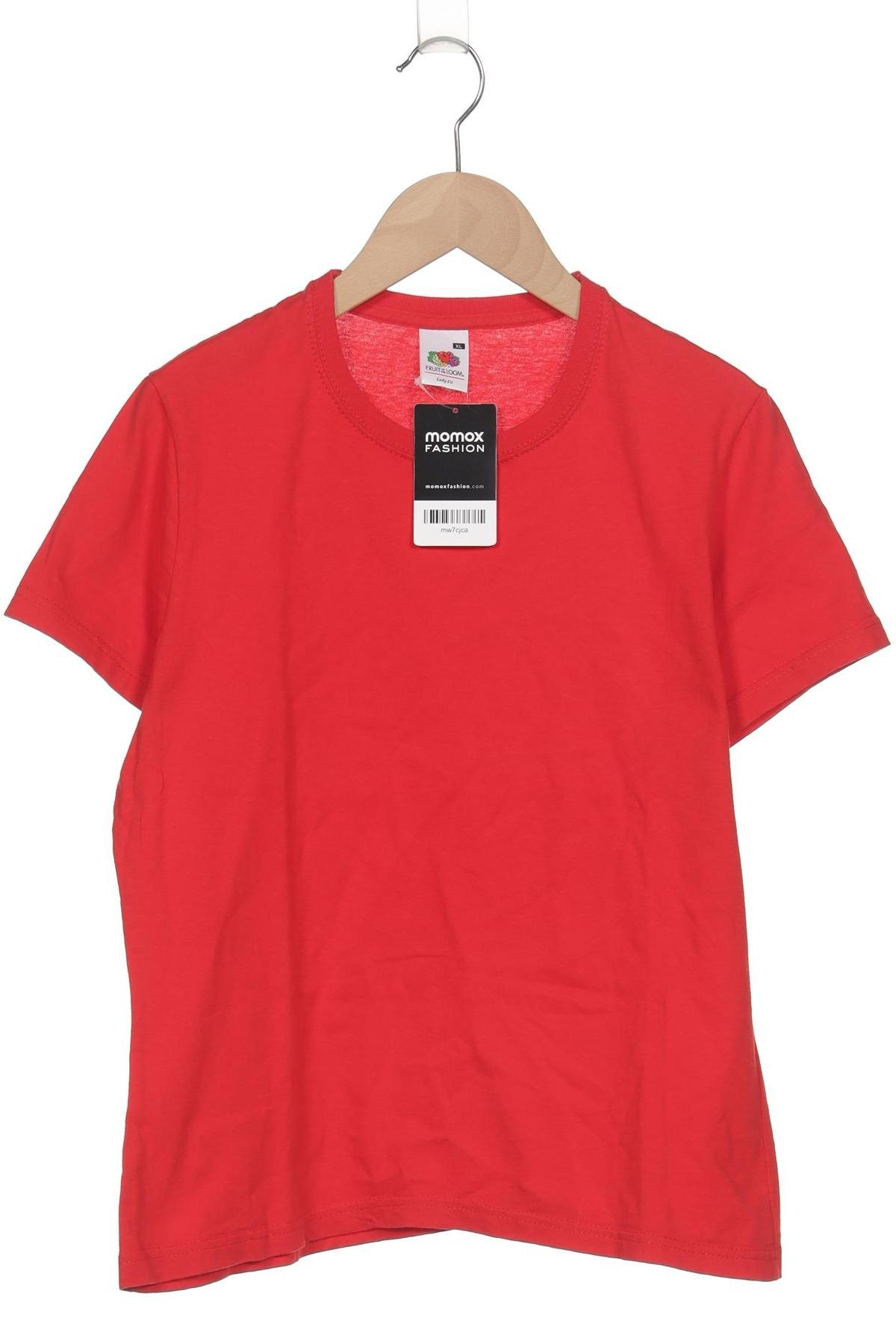 Fruit of the Loom Damen T-Shirt, rot, Gr. 44