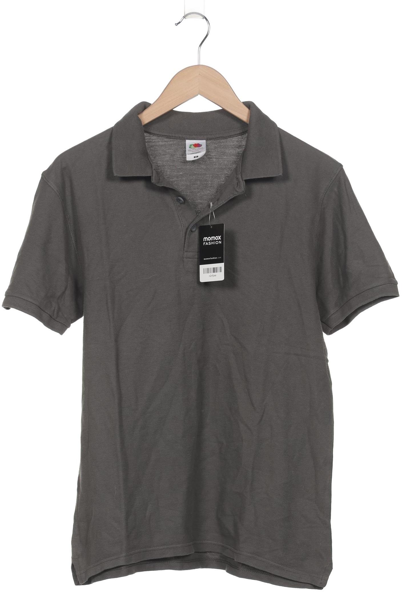Fruit of the Loom Herren Poloshirt, grau, Gr. 48