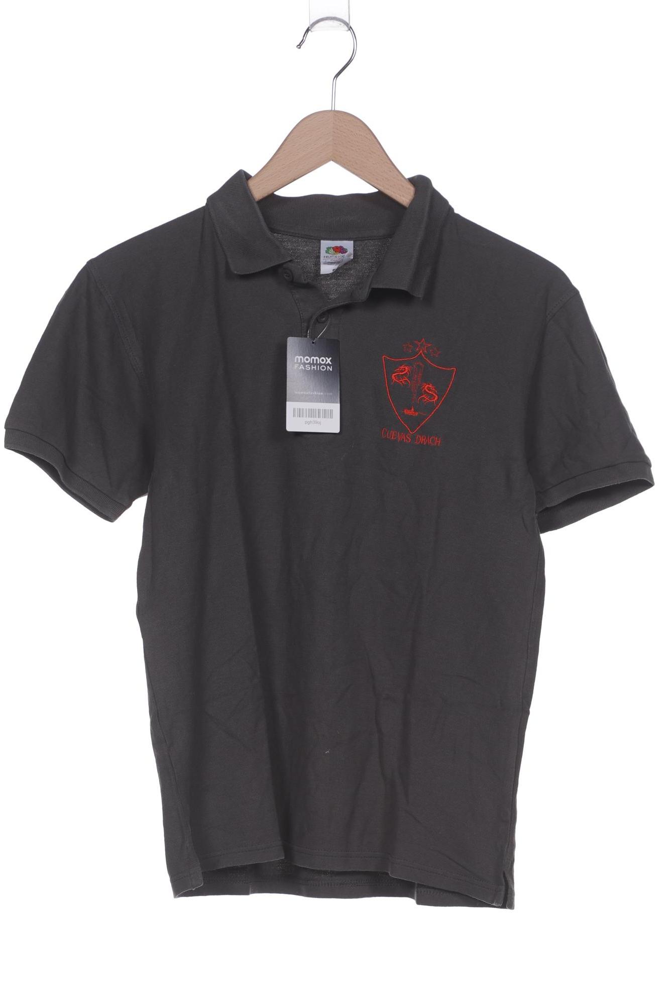 Fruit of the Loom Herren Poloshirt, grau, Gr. 46