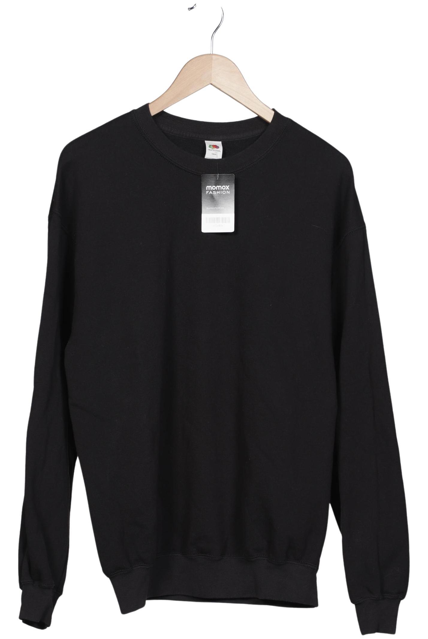 Fruit of the Loom Herren Sweatshirt, schwarz, Gr. 54