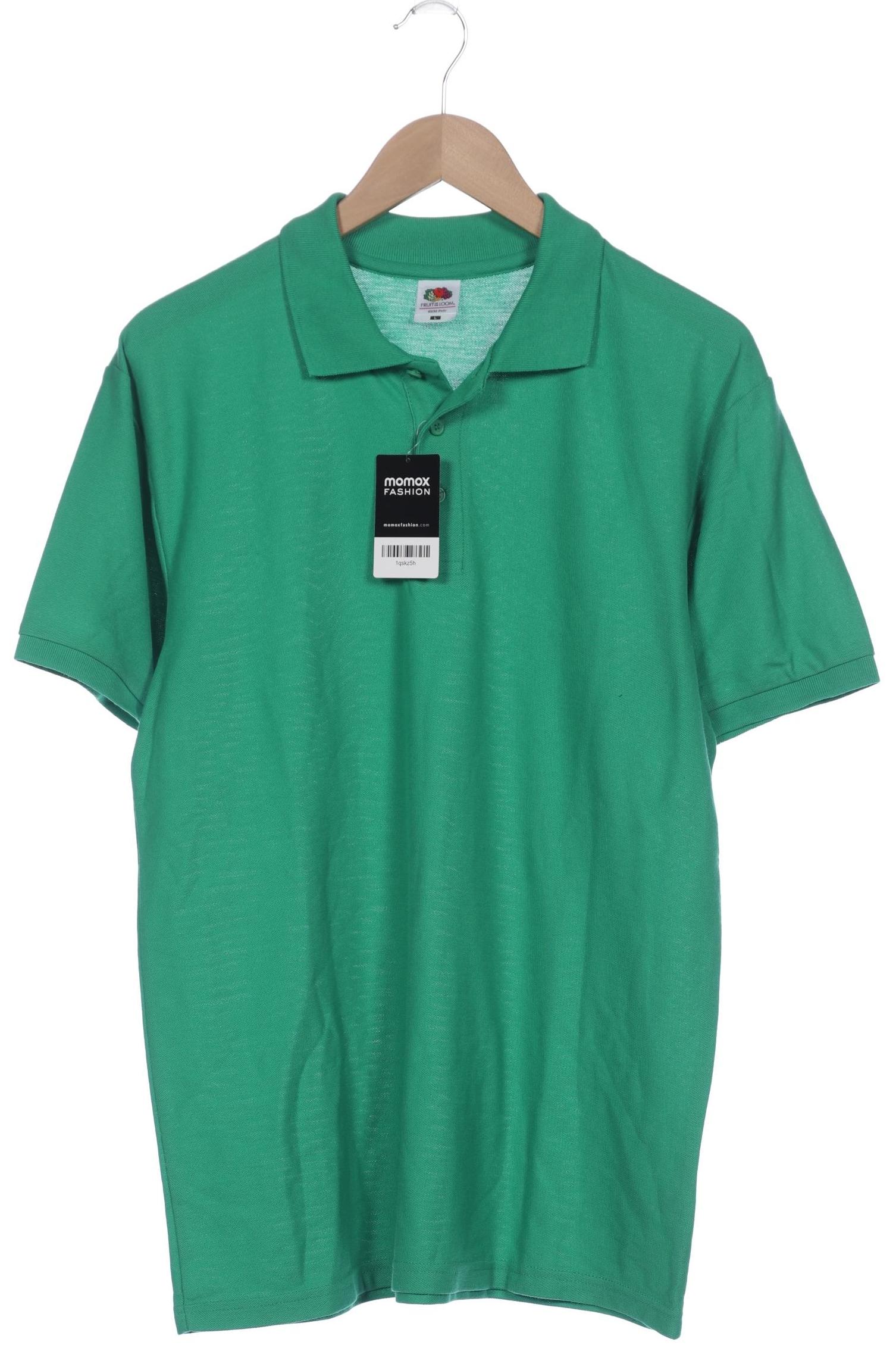 Fruit of the Loom Herren Poloshirt, grün, Gr. 52