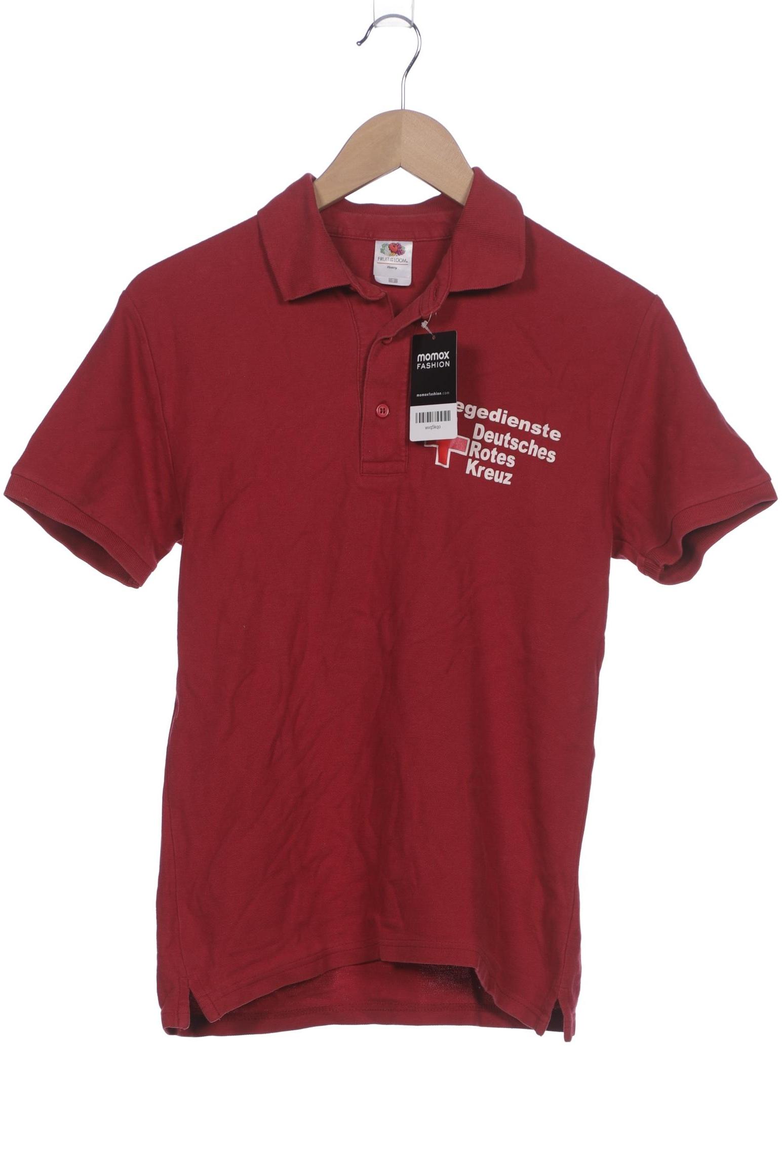 Fruit of the Loom Herren Poloshirt, bordeaux, Gr. 46