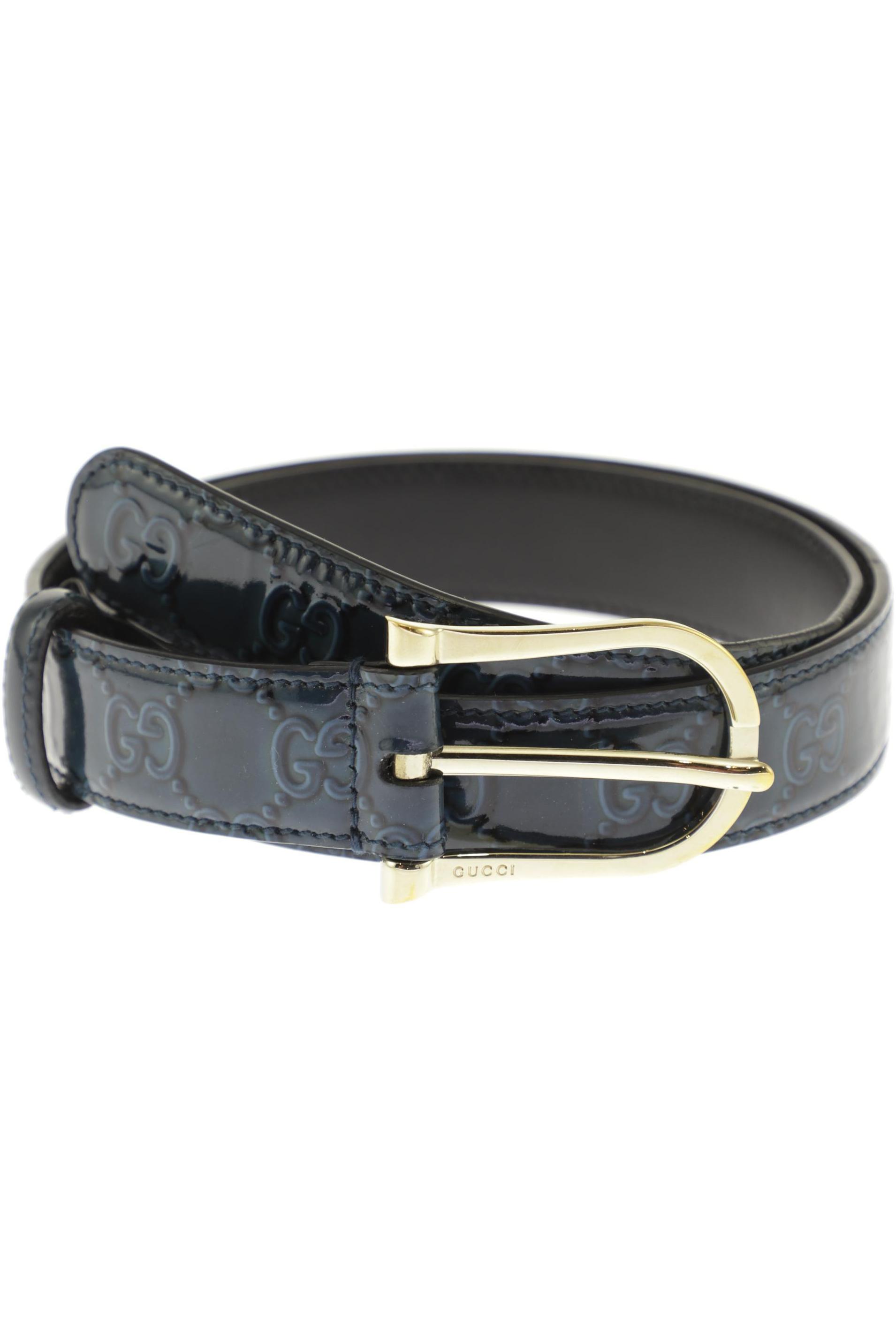Gucci Damen Gürtel, marineblau, Gr. 75