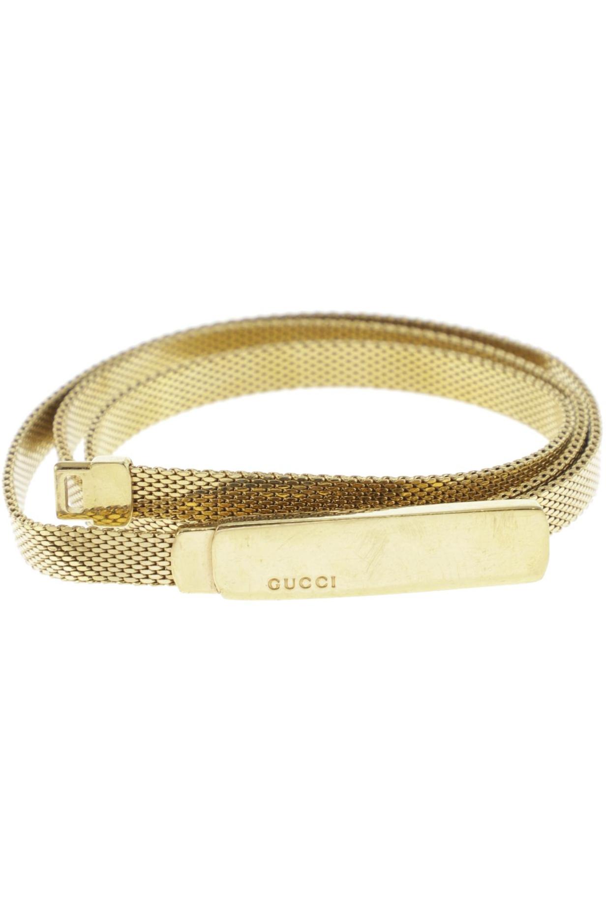 Gucci Damen Gürtel, gold, Gr. 80