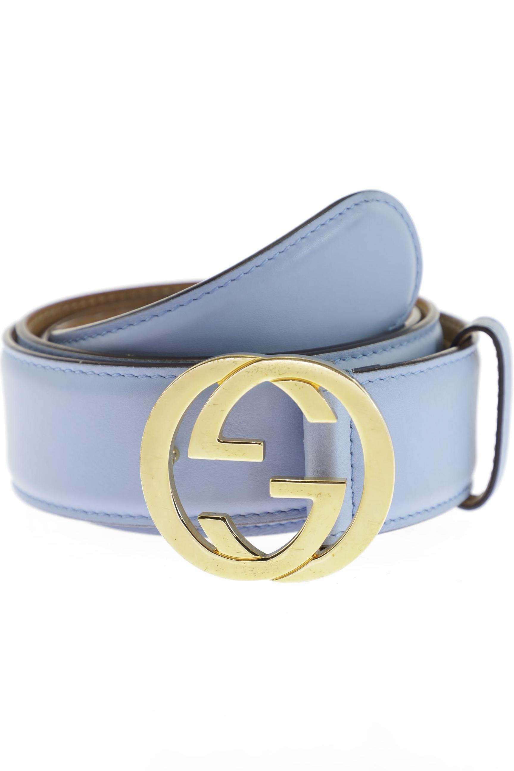 Gucci Damen Gürtel, blau, Gr. 105