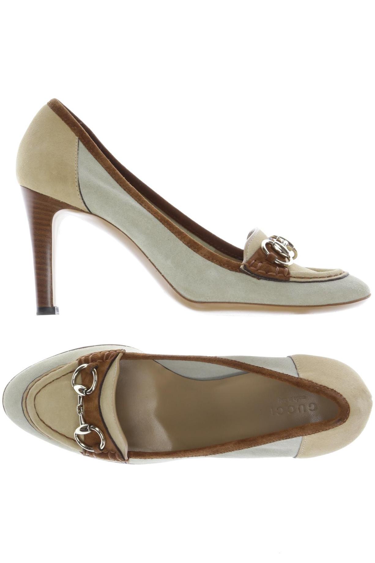 Gucci Damen Pumps, beige, Gr. 38