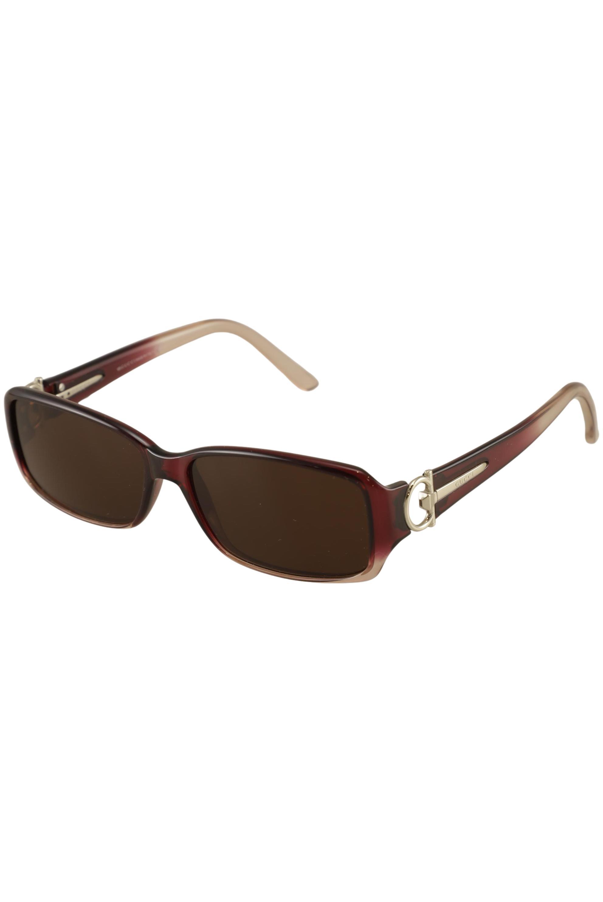 Gucci Damen Sonnenbrille, bordeaux, Gr.