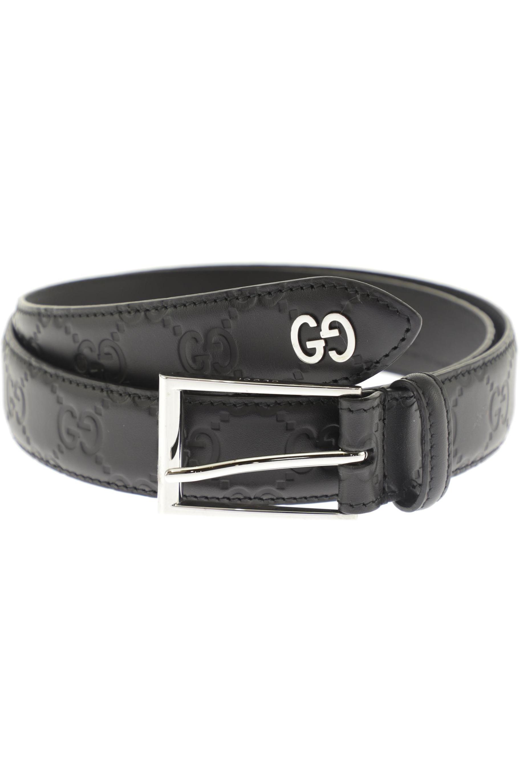 Gucci Herren Gürtel, schwarz, Gr. 80