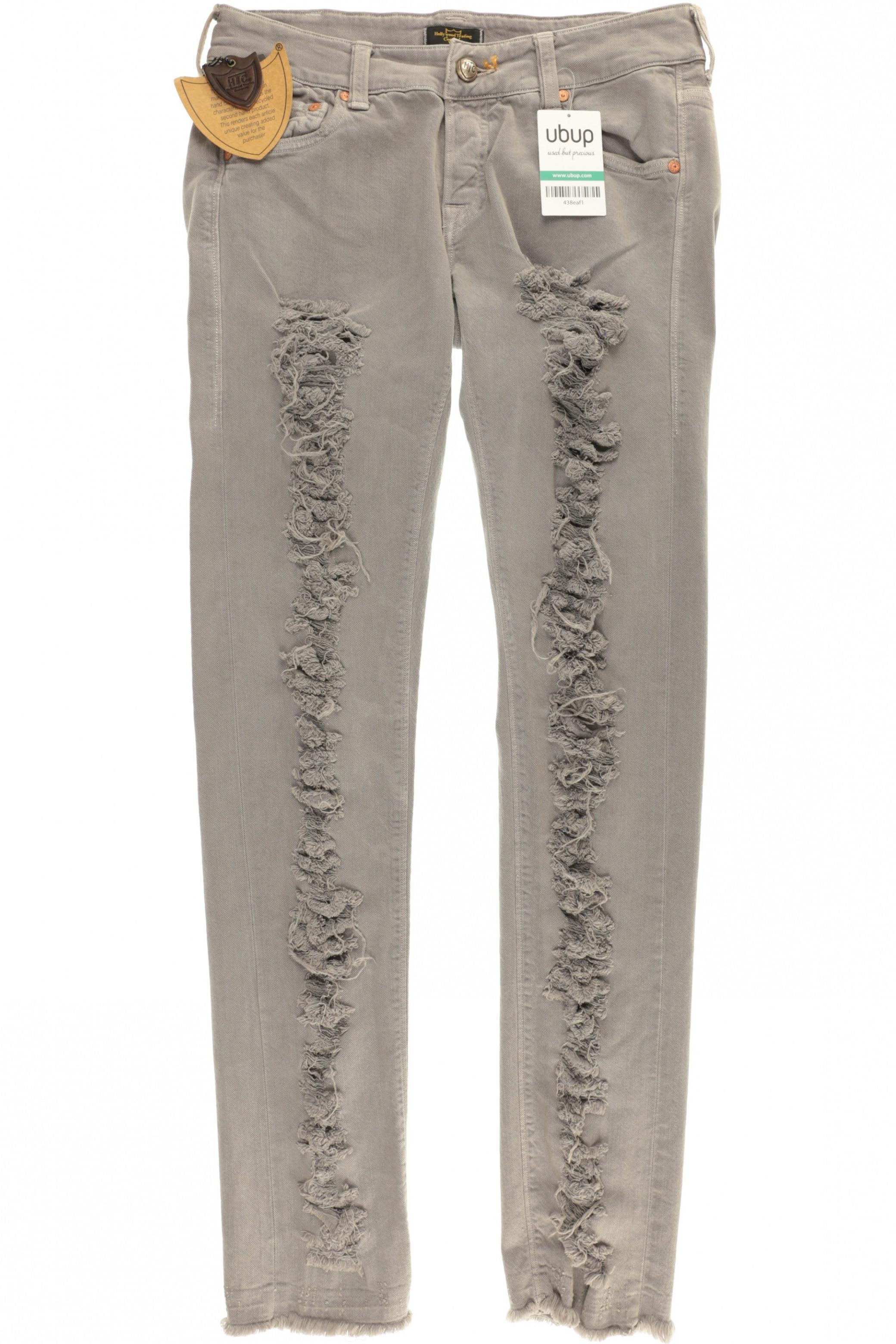 HTC Hollywood Trading Company Damen Jeans, grau, Gr. 29