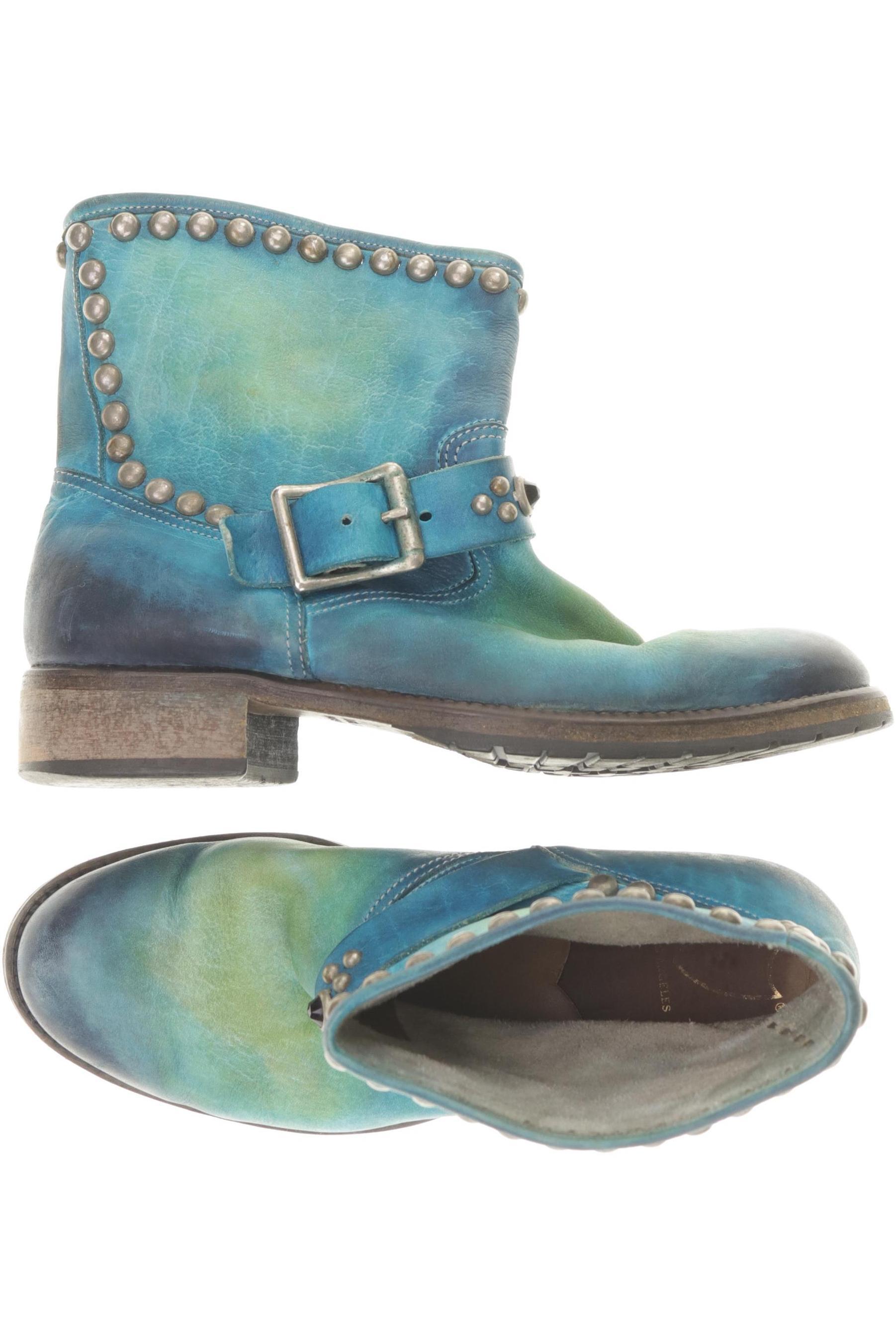 HTC Hollywood Trading Company Damen Stiefelette, türkis, Gr. 39