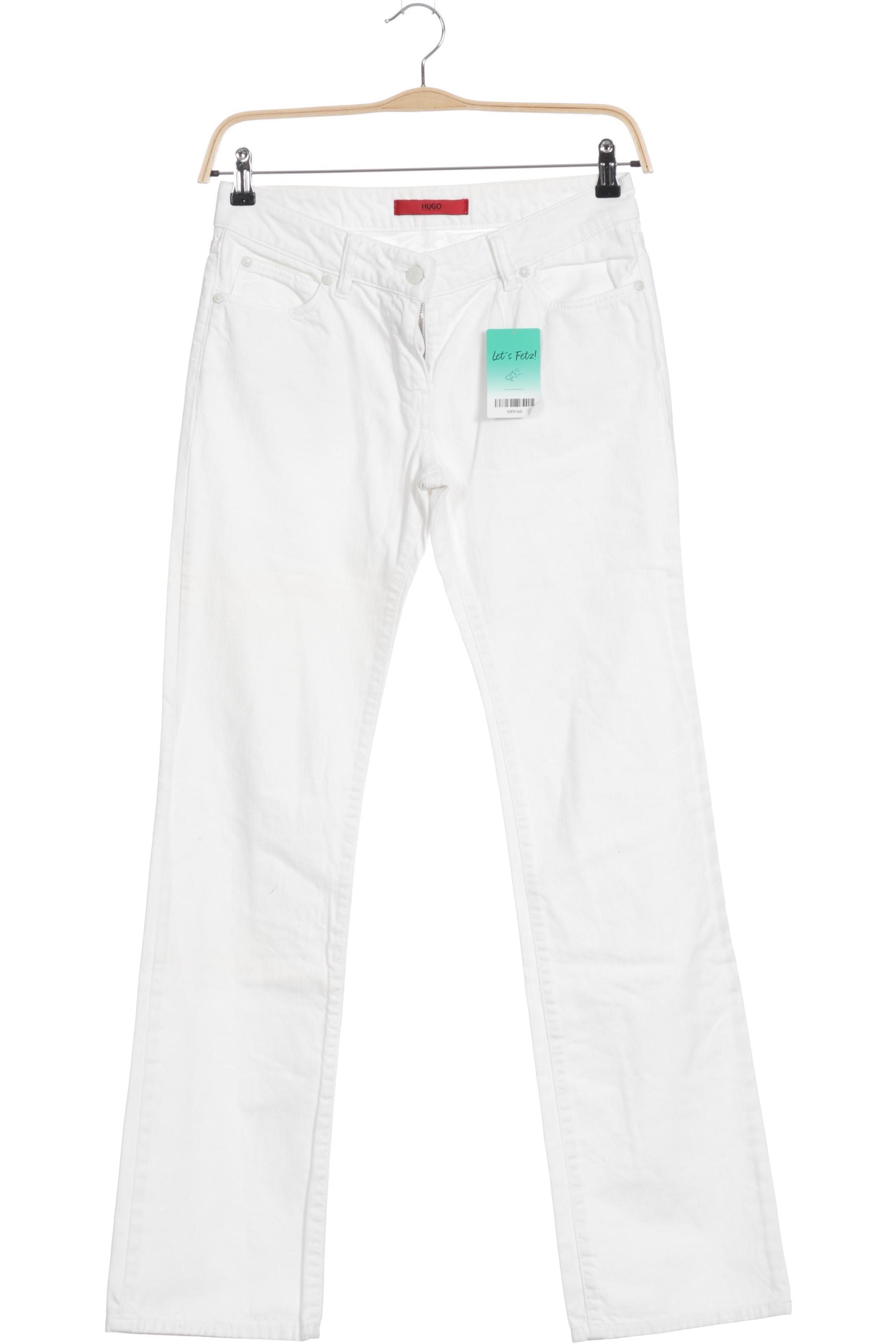 Hugo by Hugo Boss Damen Jeans, weiß, Gr. 42