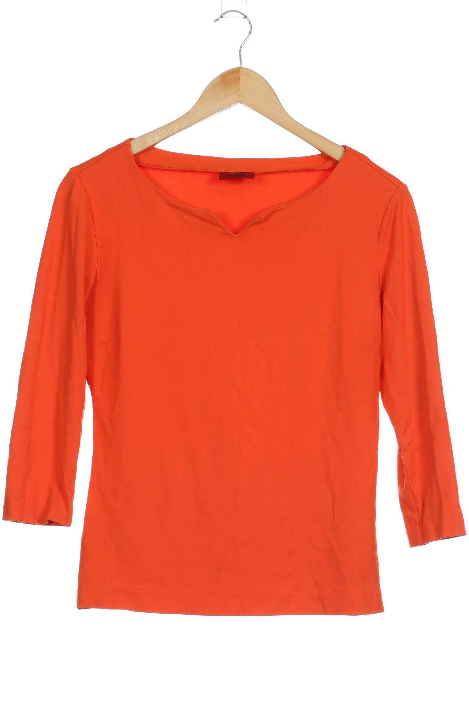 Hugo by Hugo Boss Damen Langarmshirt, orange, Gr.