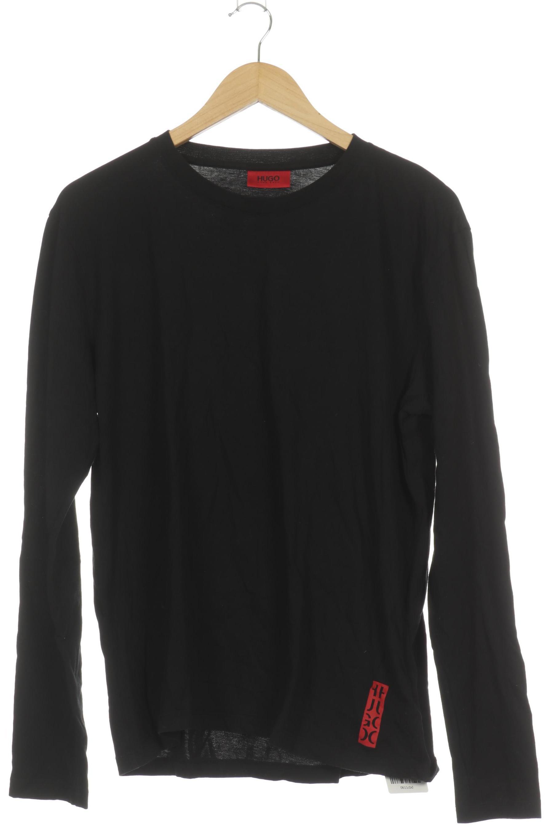 Hugo by Hugo Boss Herren Langarmshirt, schwarz, Gr.