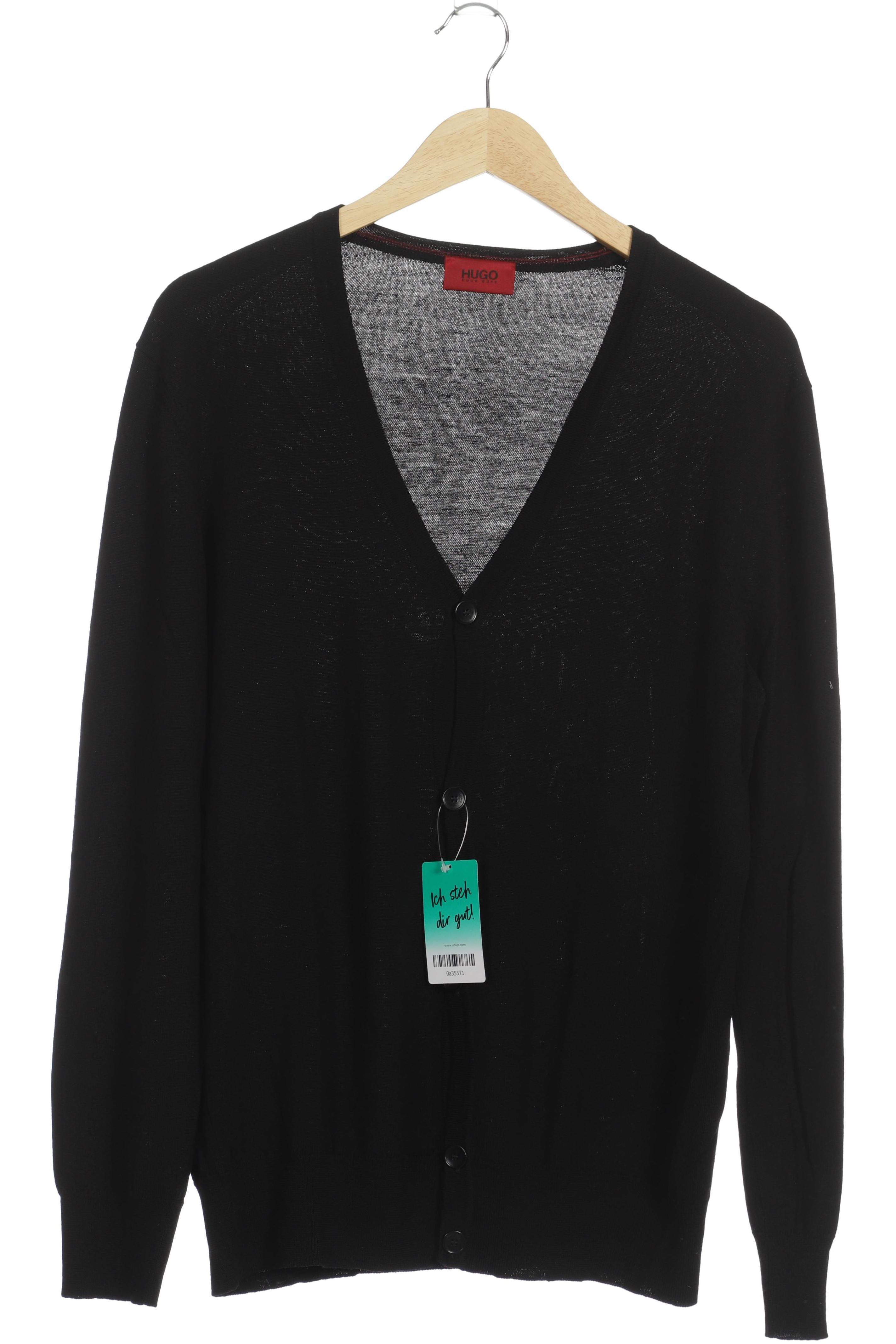 Hugo by Hugo Boss Herren Strickjacke, schwarz, Gr.