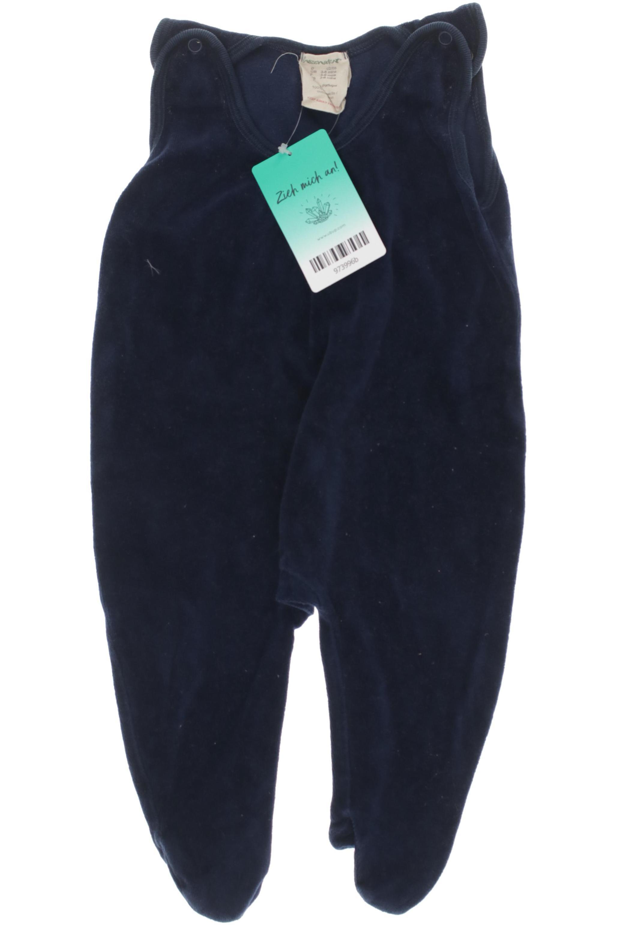 hessnatur Mädchen Strampler, blau, Gr. 62
