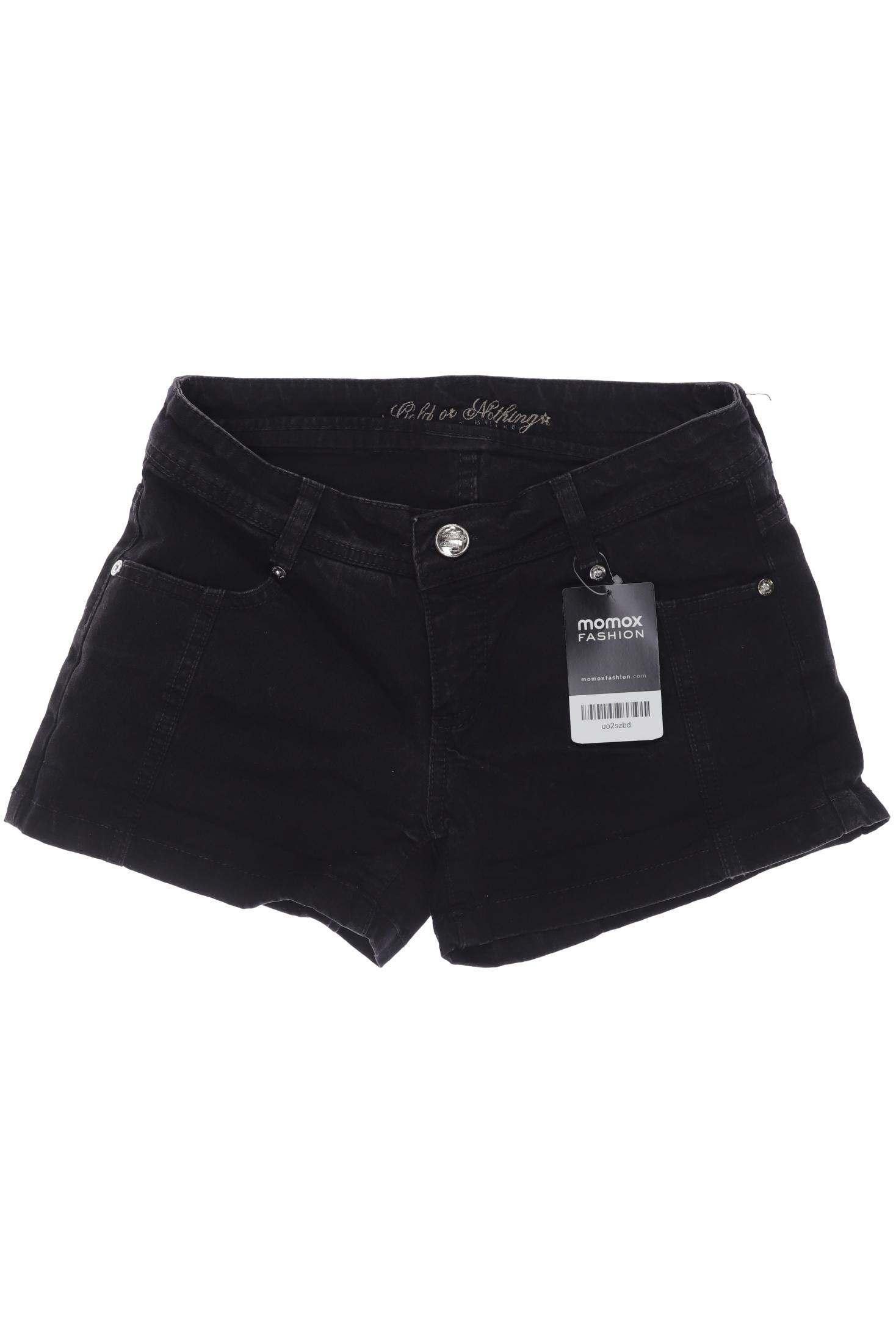 HTC Hollywood Trading Company Damen Shorts, schwarz, Gr. 26