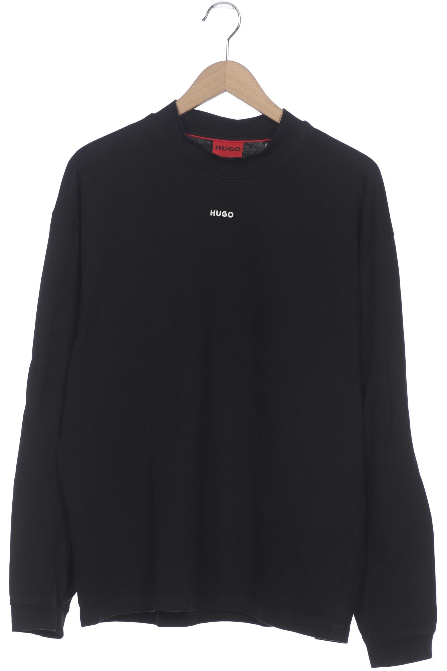 Hugo by Hugo Boss Herren Langarmshirt, schwarz, Gr. 48