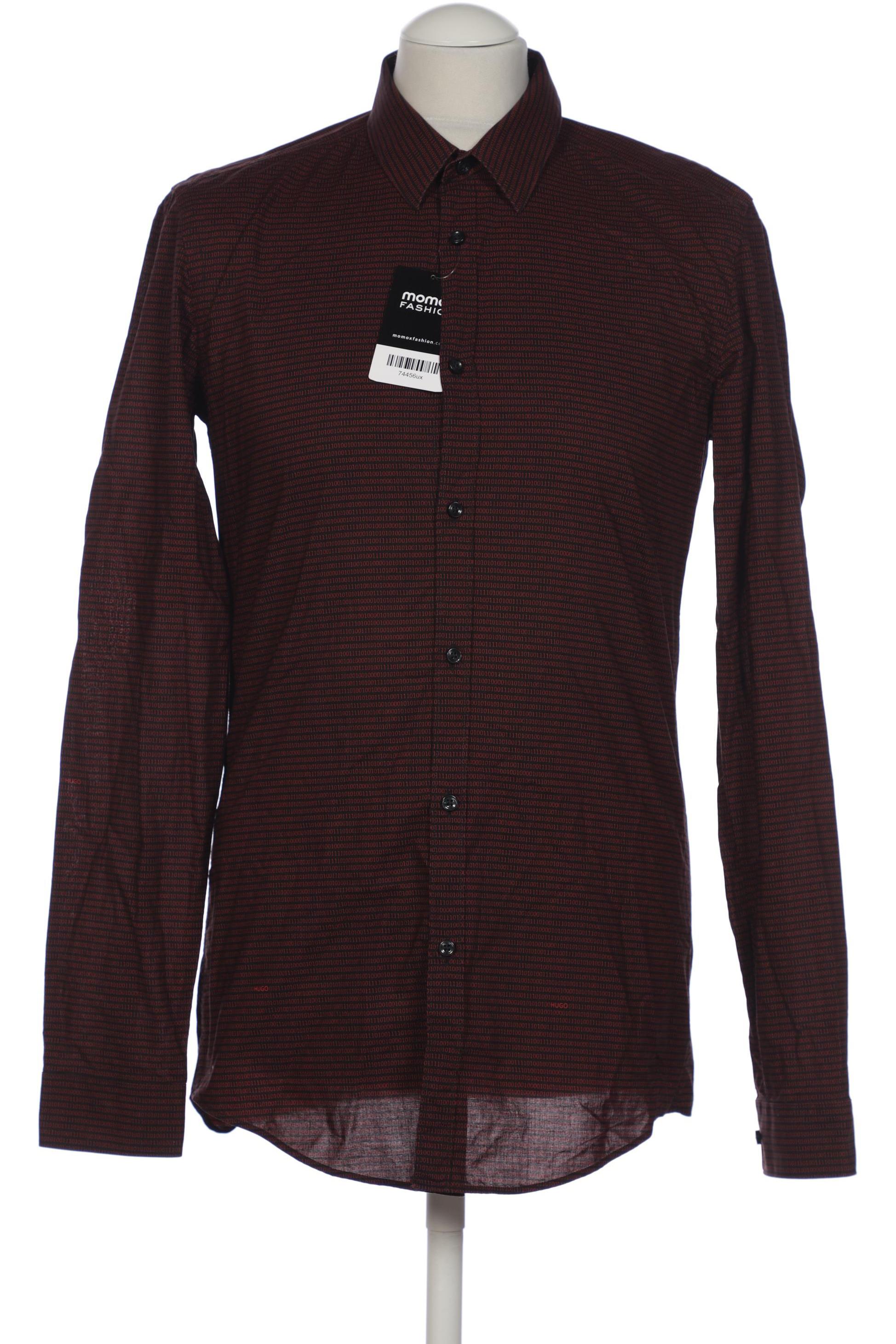 Hugo by Hugo Boss Herren Hemd, schwarz, Gr. 46