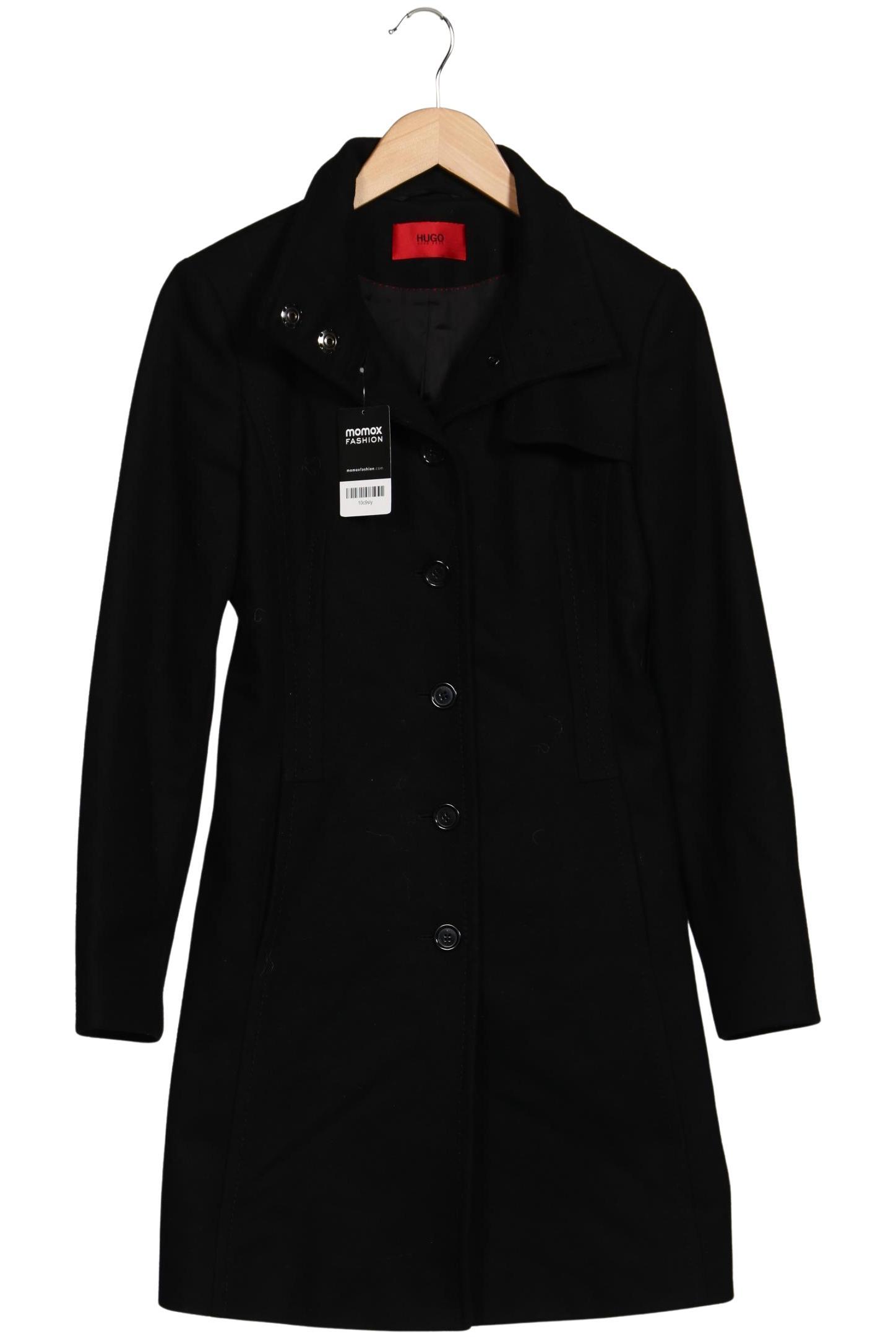 Hugo by Hugo Boss Damen Mantel, schwarz, Gr. 34