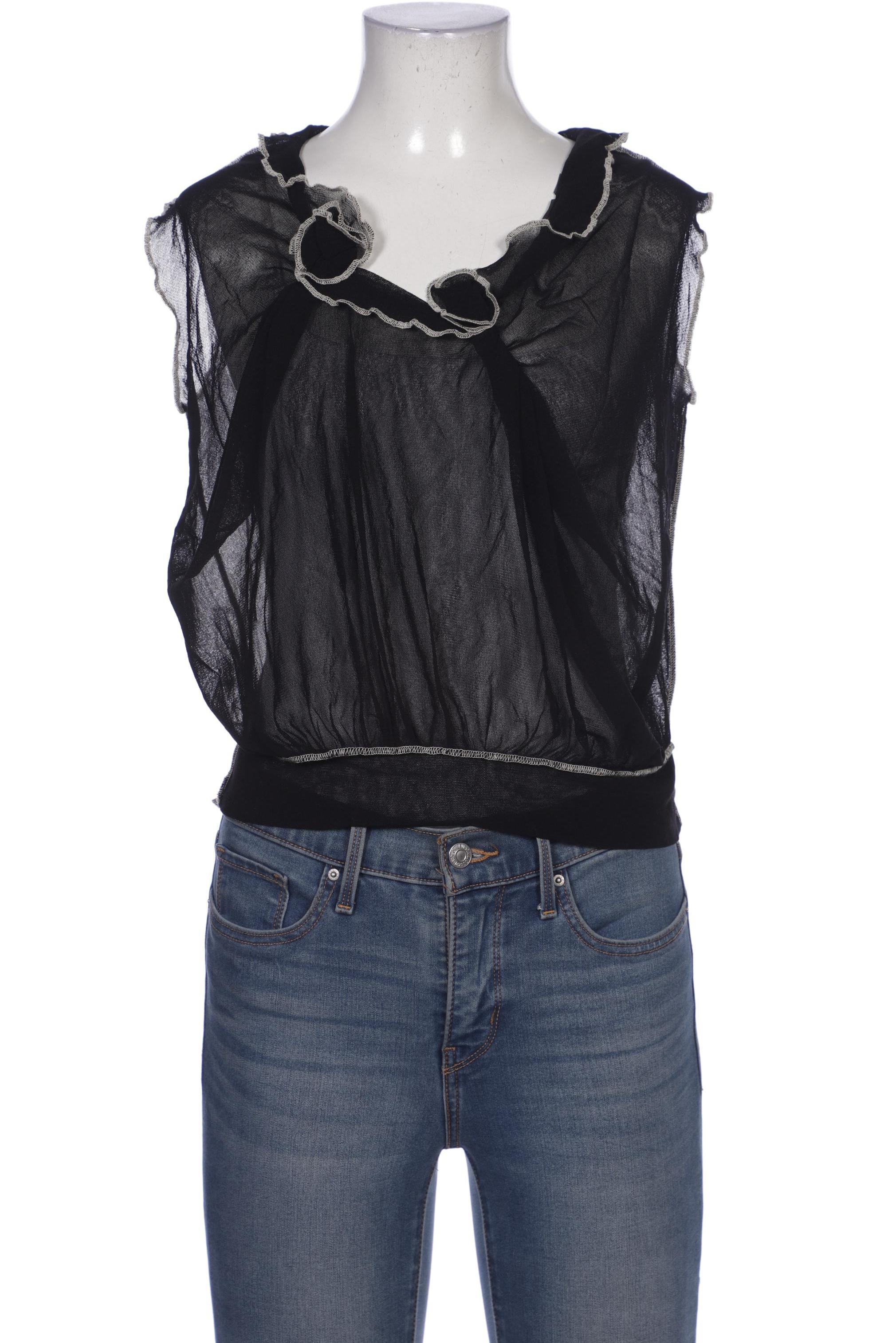 Jean Paul Gaultier Damen Bluse, schwarz, Gr. 36