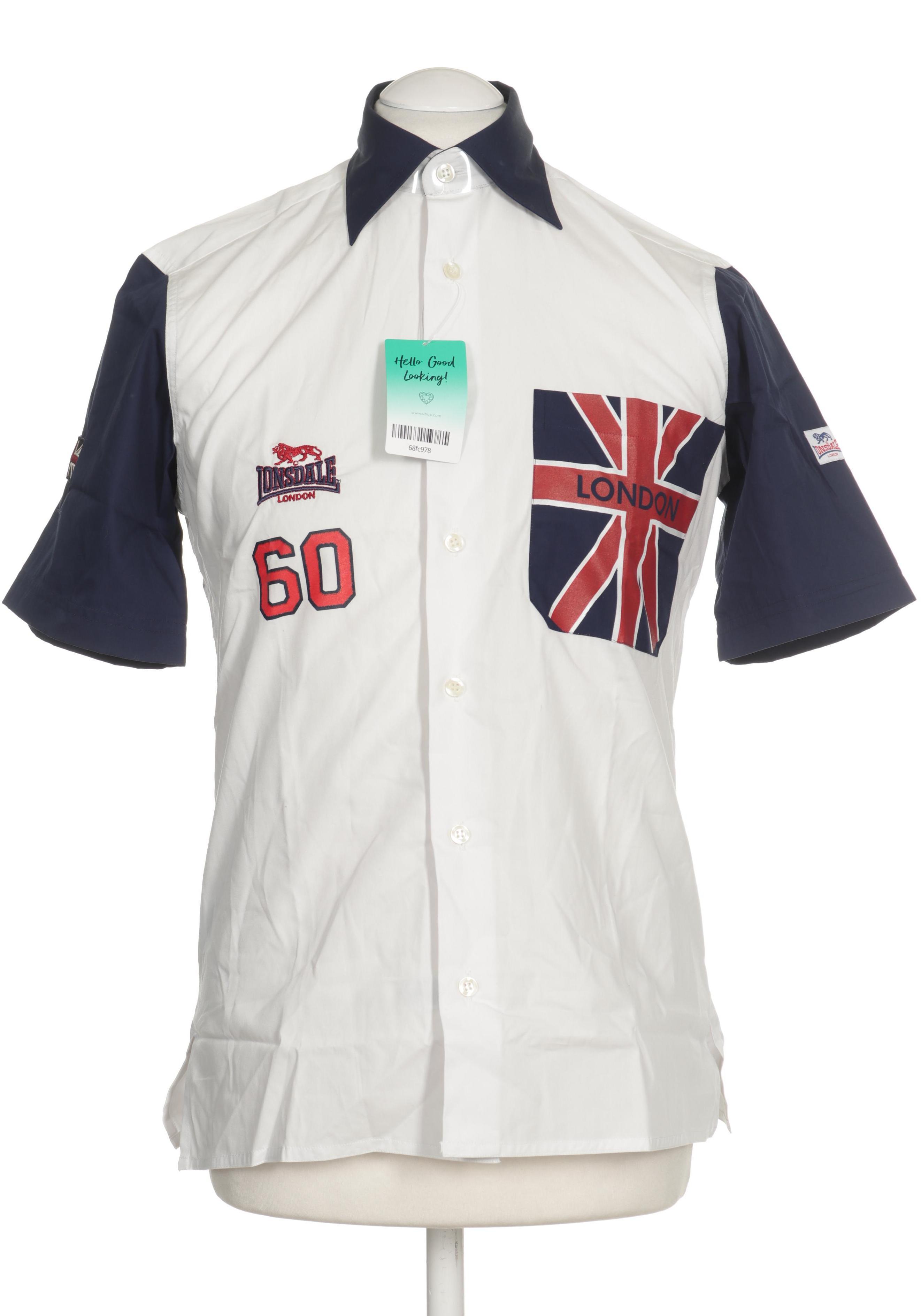 Lonsdale London Herren Hemd, weiß, Gr.