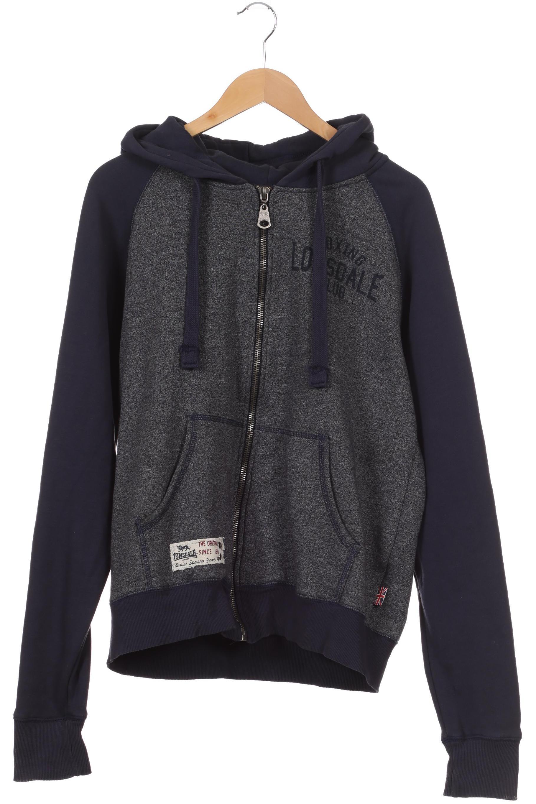 Lonsdale London Herren Kapuzenpullover, blau, Gr.
