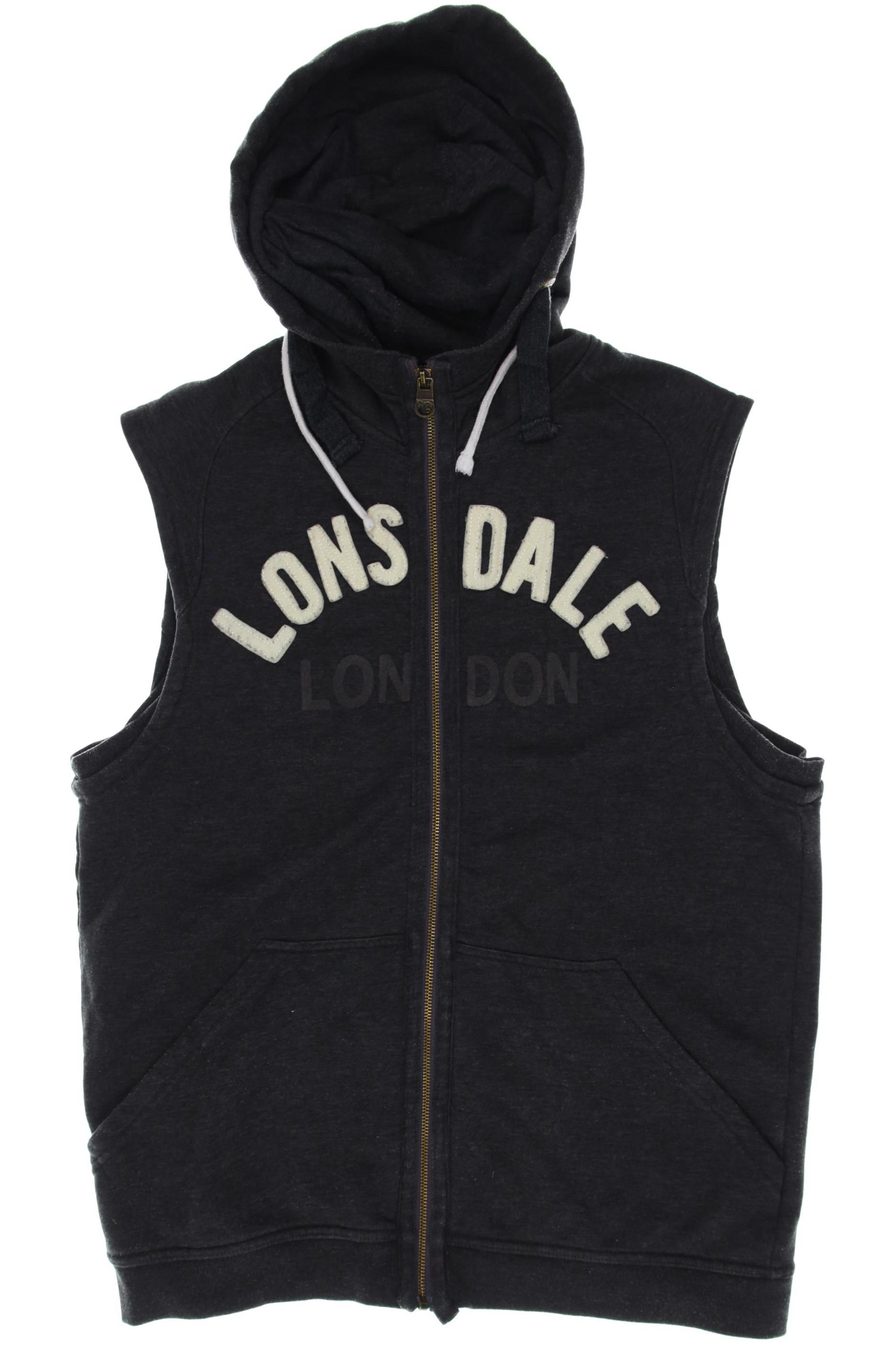 Lonsdale London Herren Weste, grau, Gr.