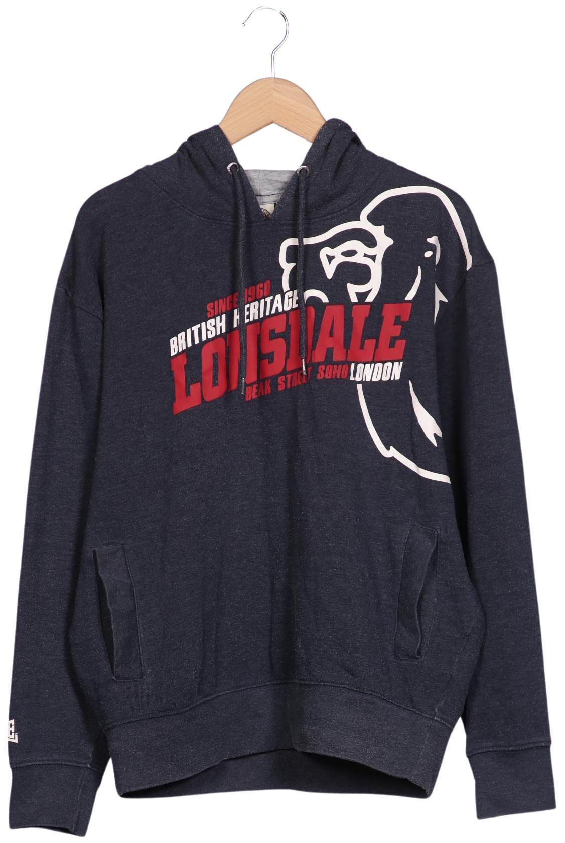 Lonsdale London Herren Kapuzenpullover, marineblau, Gr. 52