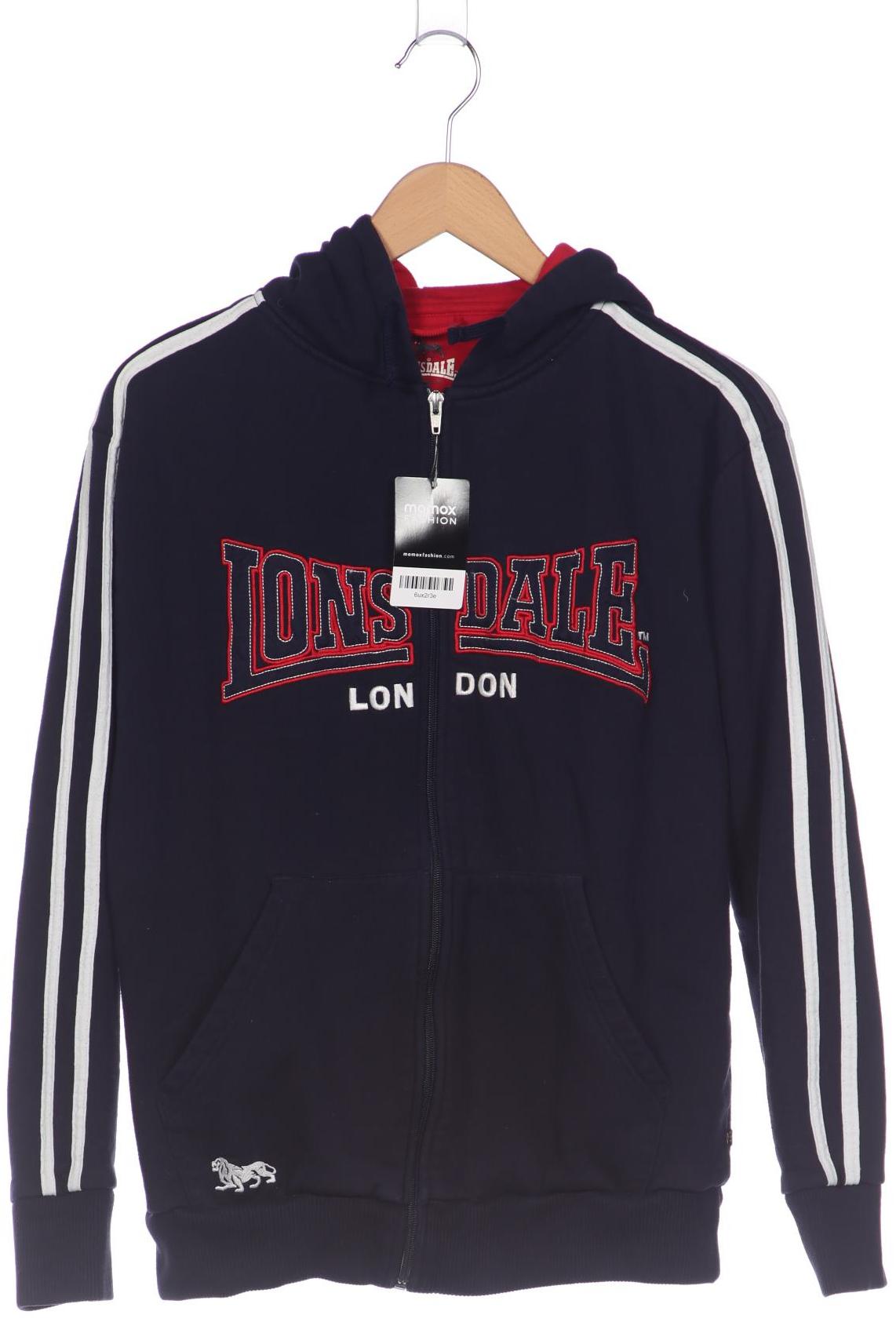 Lonsdale London Herren Kapuzenpullover, marineblau, Gr. 48