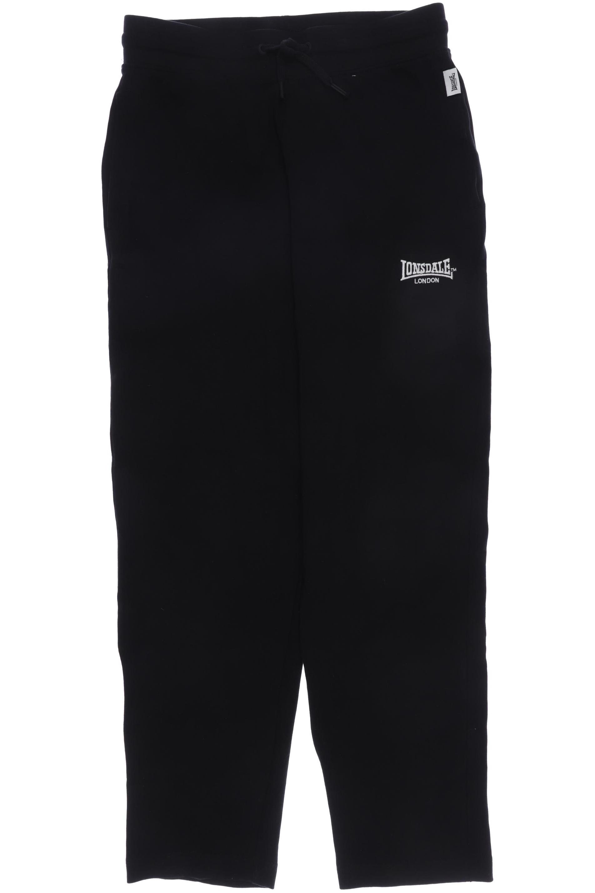 Lonsdale London Herren Stoffhose, schwarz, Gr. 0