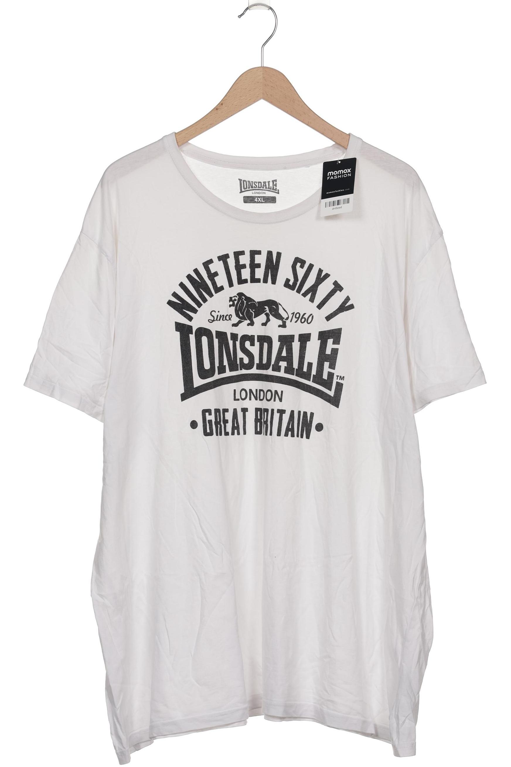 Lonsdale London Herren T-Shirt, weiß, Gr. 60
