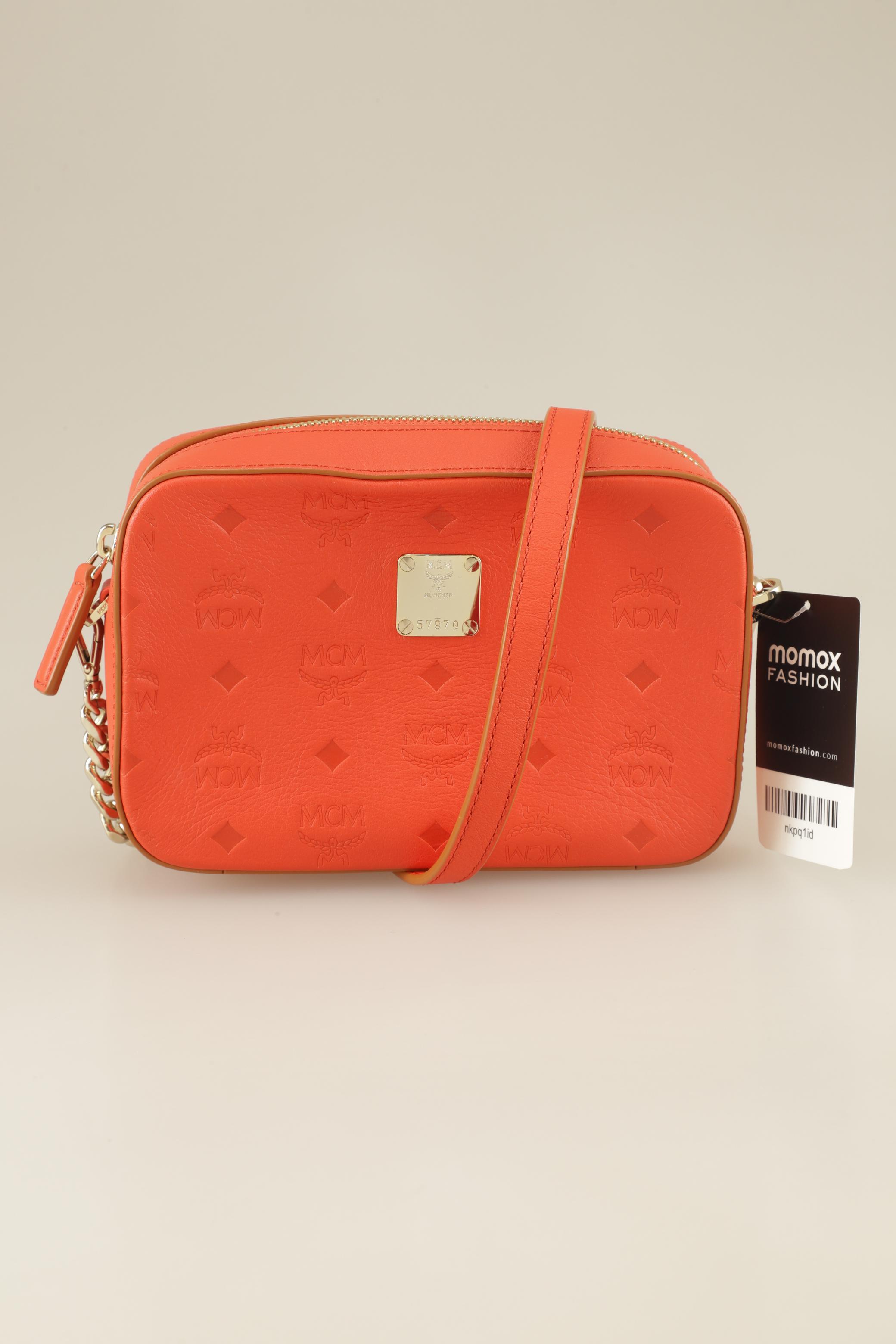 MCM Damen Handtasche, rot, Gr.