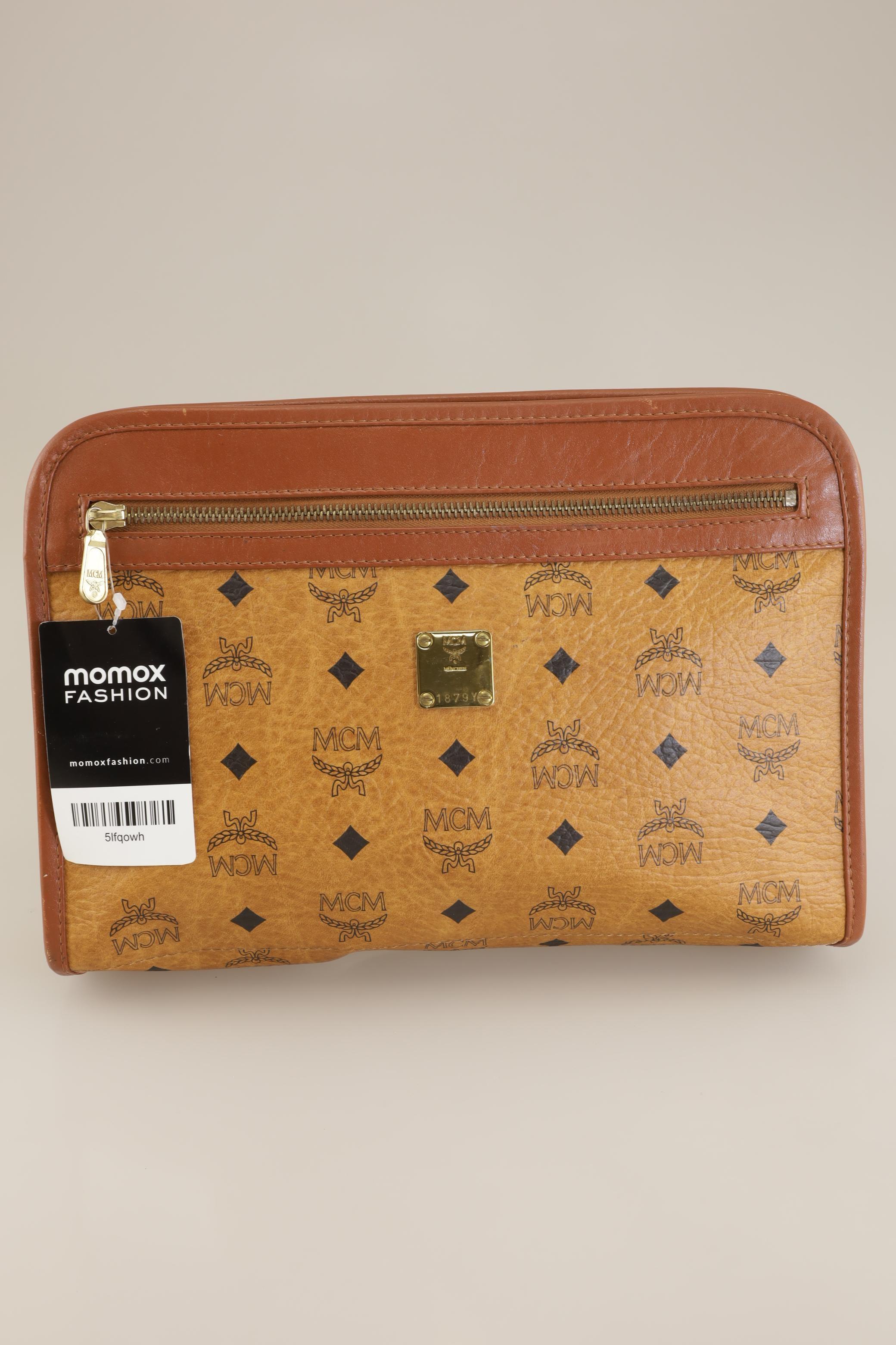 MCM Damen Handtasche, orange, Gr.