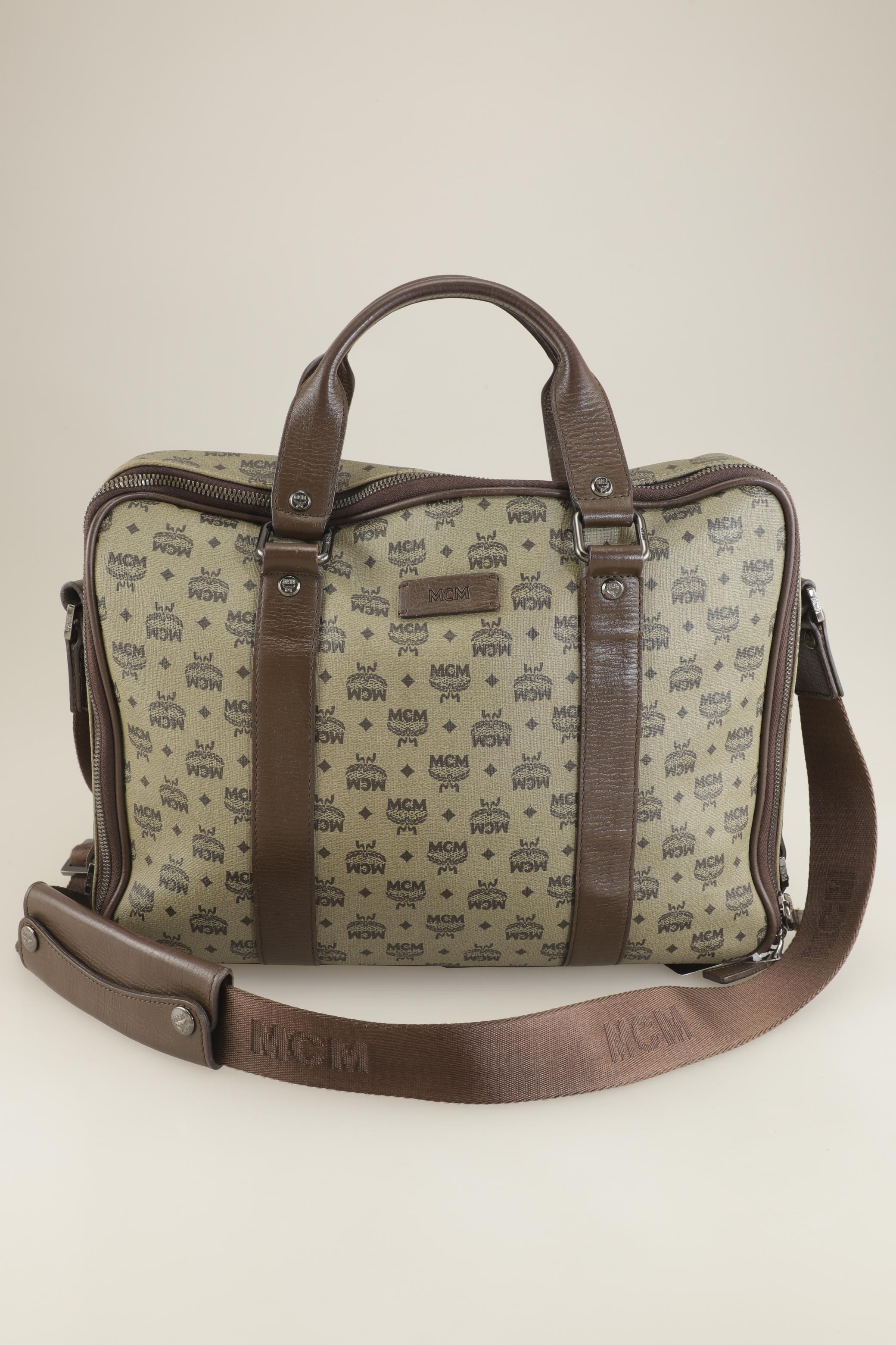 MCM Damen Handtasche, braun, Gr.
