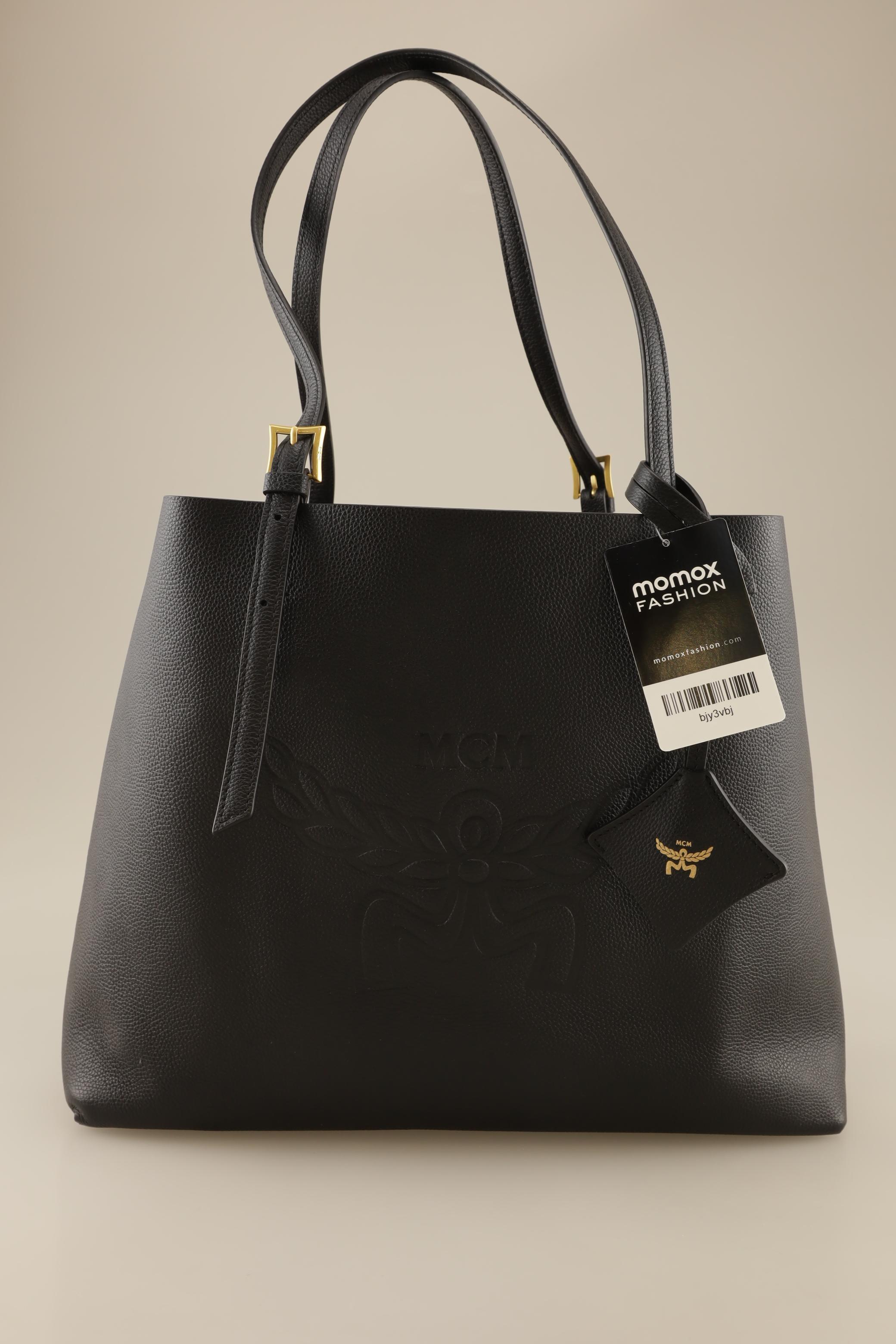 MCM Damen Handtasche, schwarz, Gr.