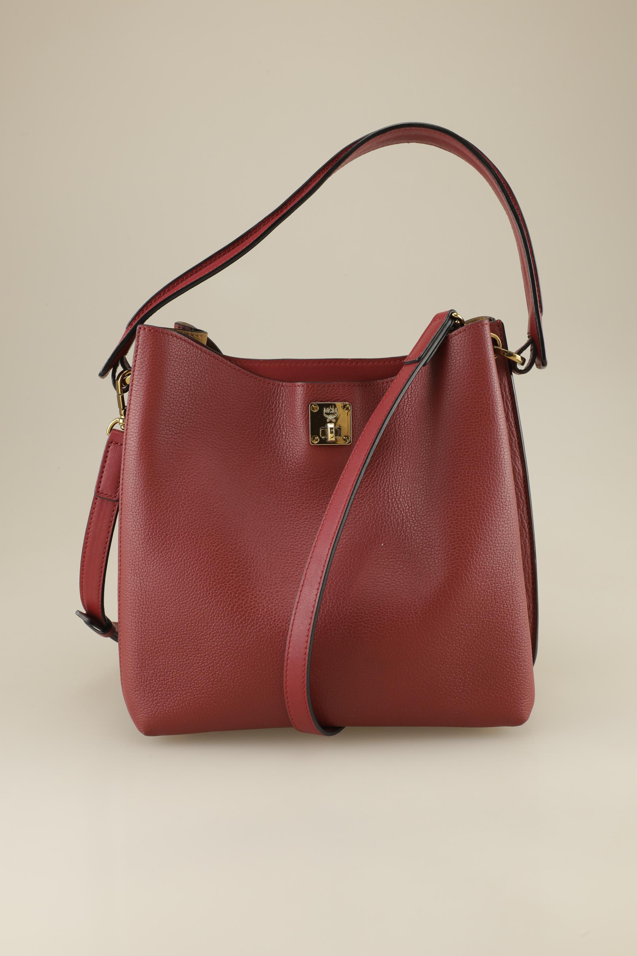 MCM Damen Handtasche, bordeaux, Gr.