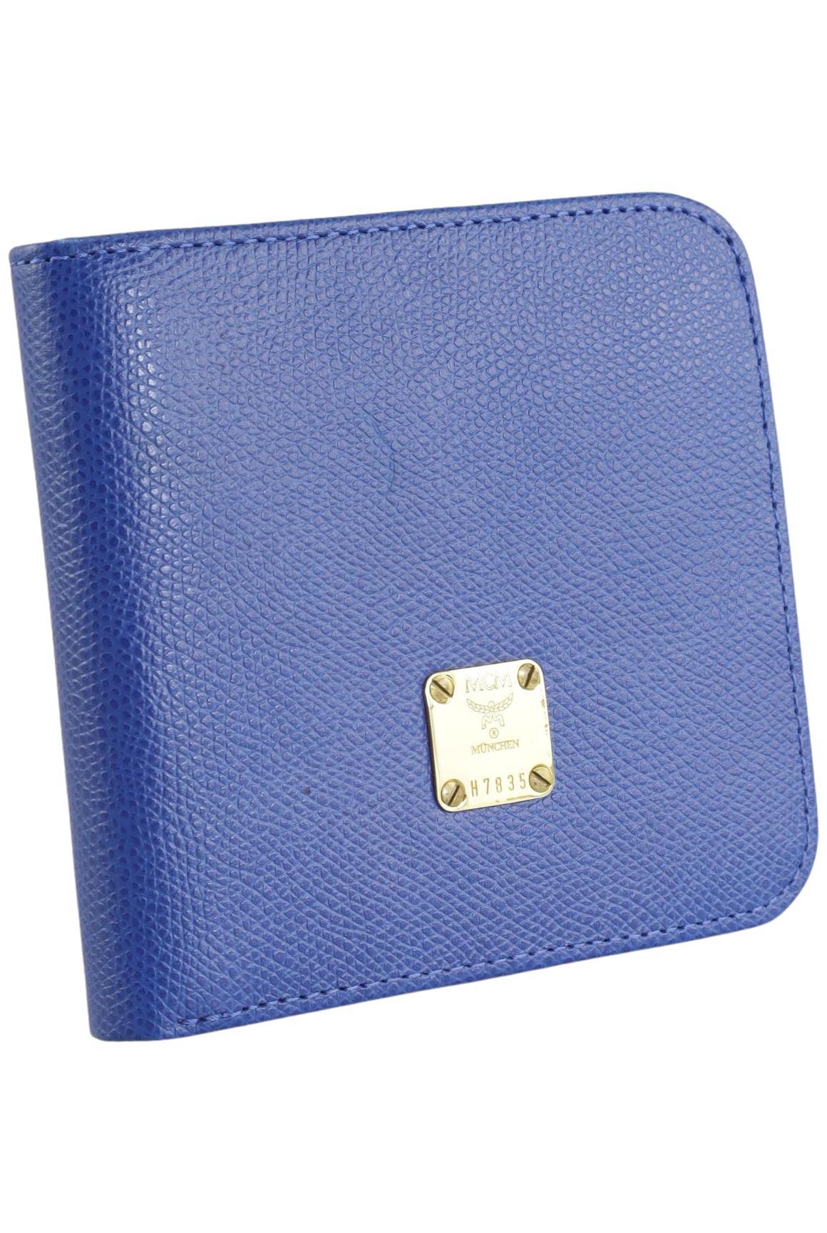 MCM Damen Portemonnaie, blau, Gr.