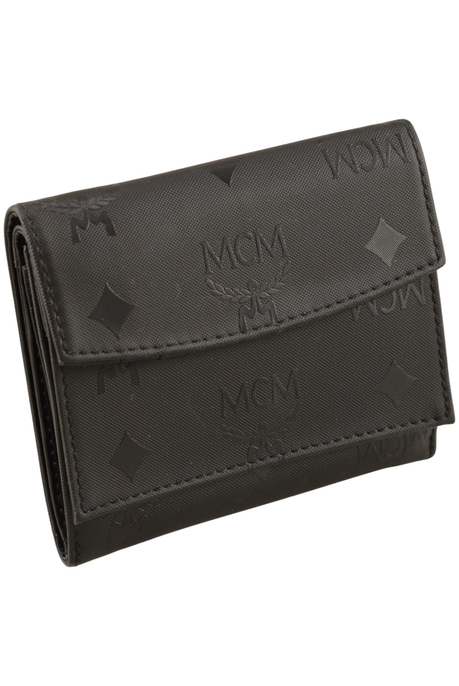 MCM Damen Portemonnaie, schwarz, Gr.