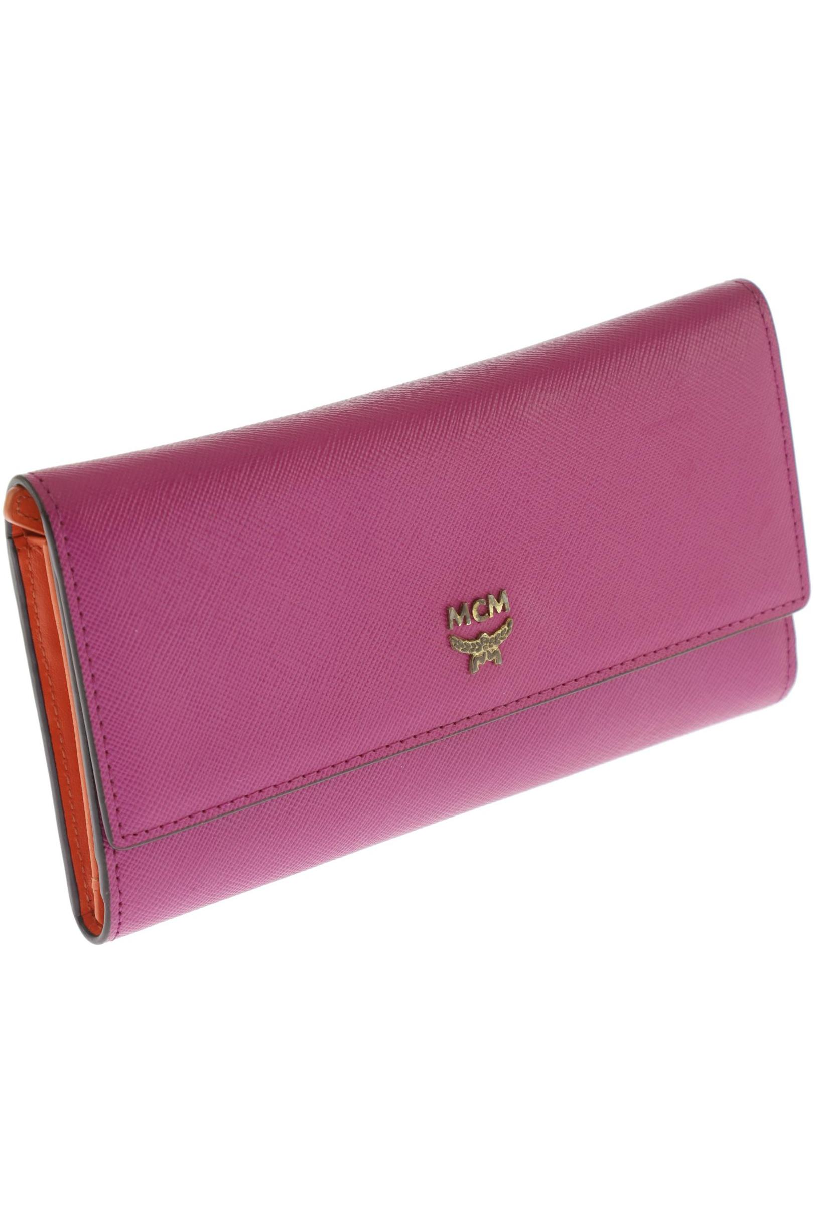 MCM Damen Portemonnaie, pink, Gr.