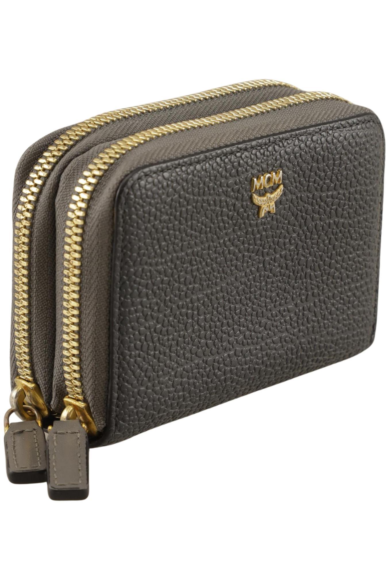 MCM Damen Portemonnaie, grau, Gr.