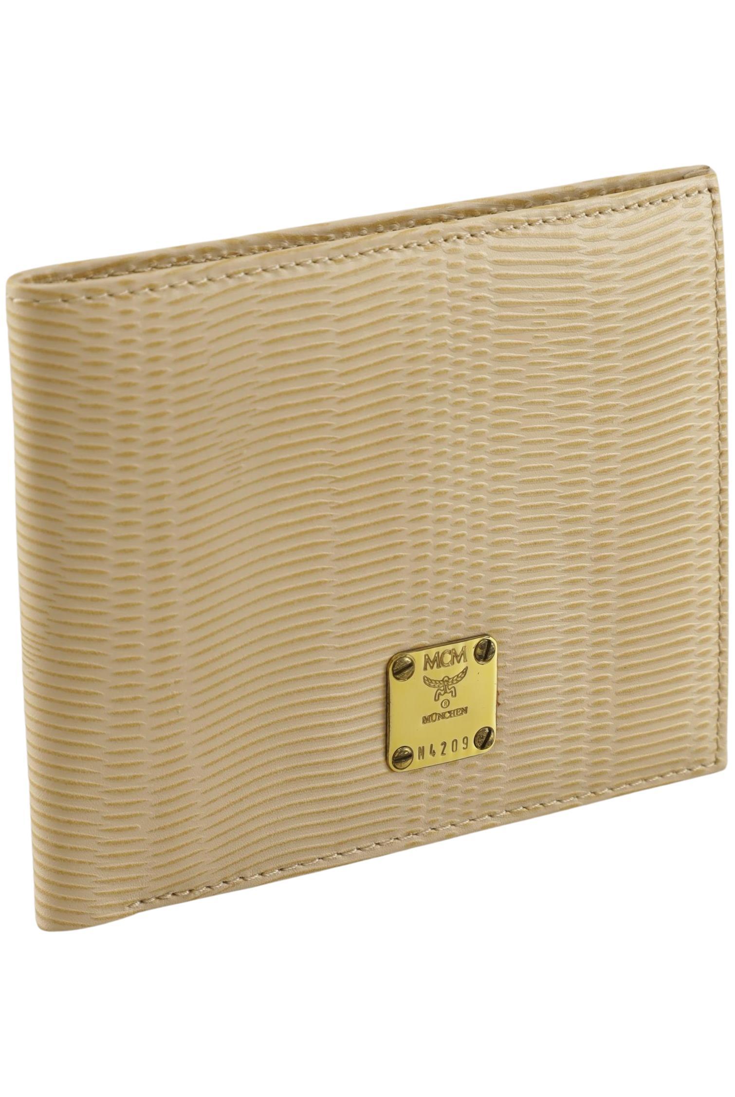 MCM Damen Portemonnaie, beige, Gr.