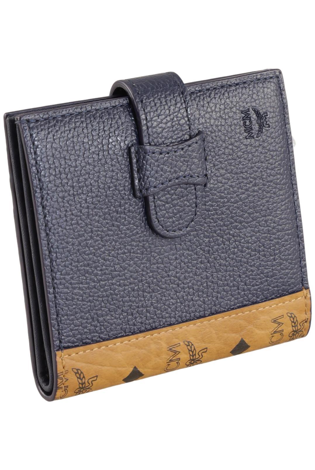 MCM Damen Portemonnaie, marineblau, Gr.