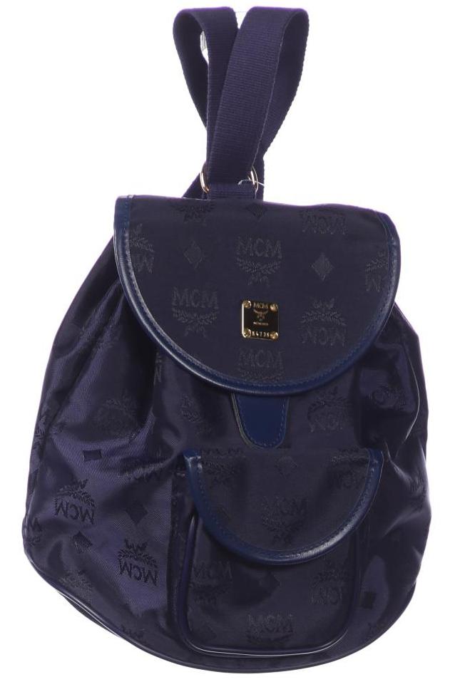 MCM Damen Rucksack, blau, Gr.