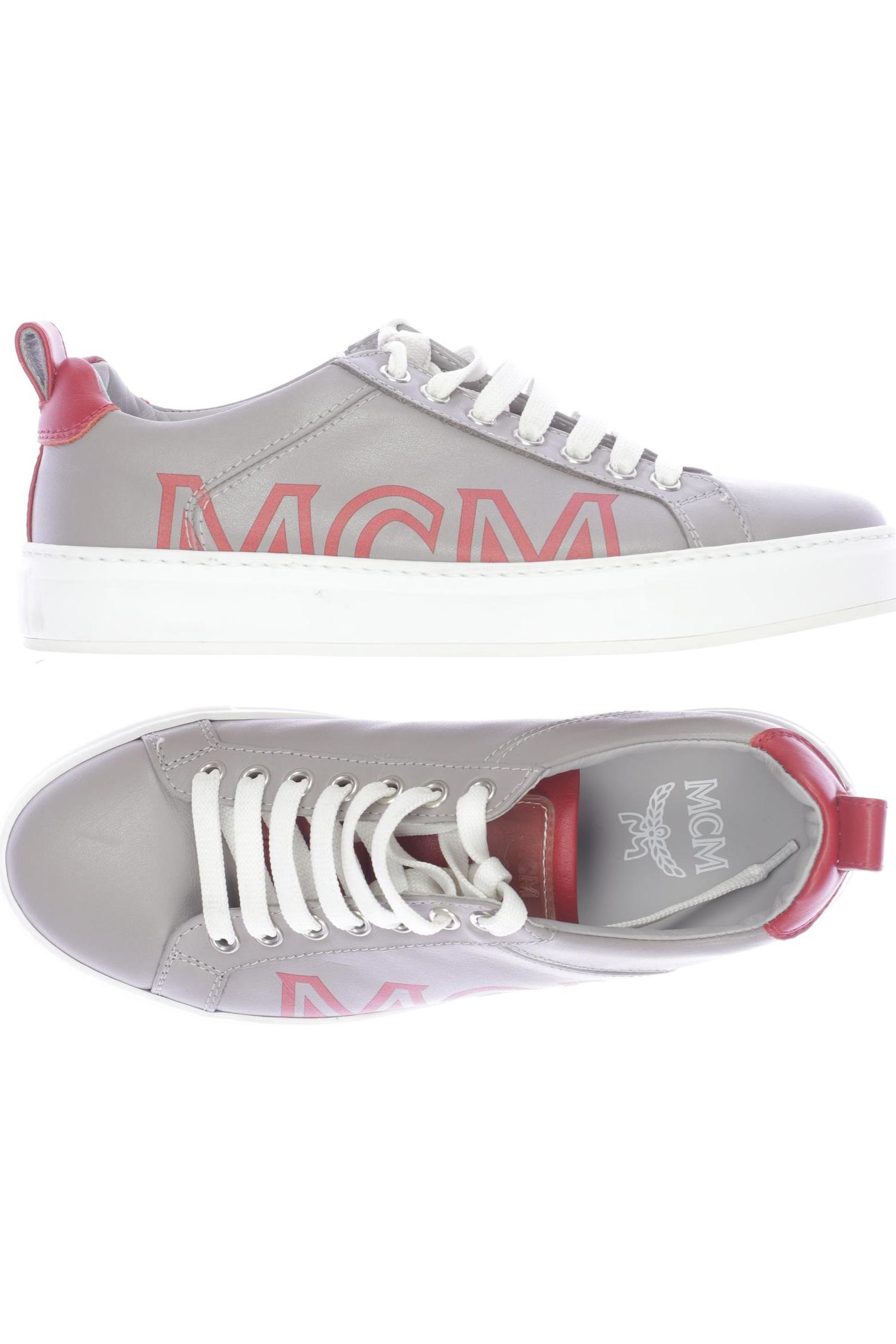 MCM Damen Sneakers, grau, Gr. 37