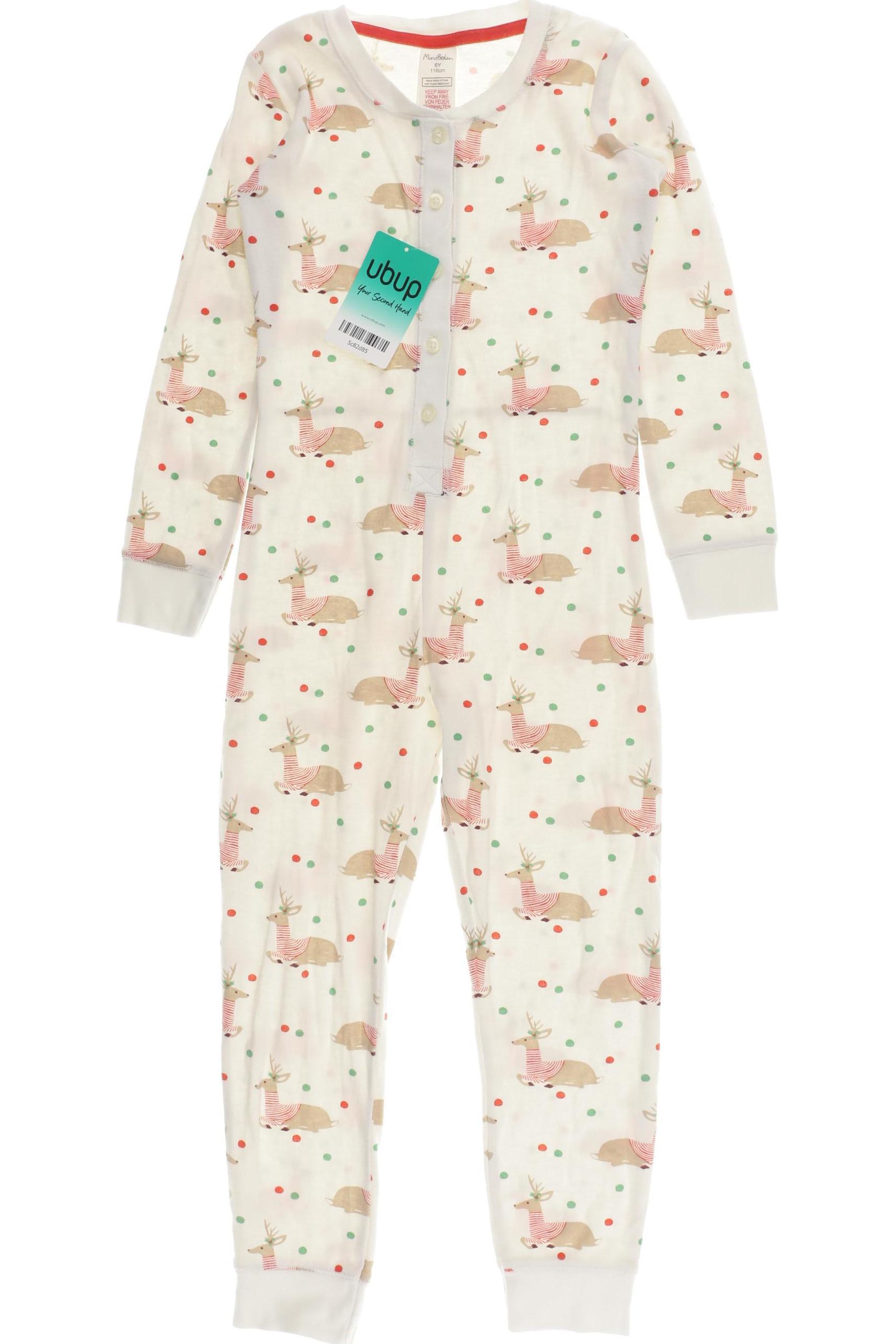 Mini Boden Mädchen Strampler, weiß, Gr. 116