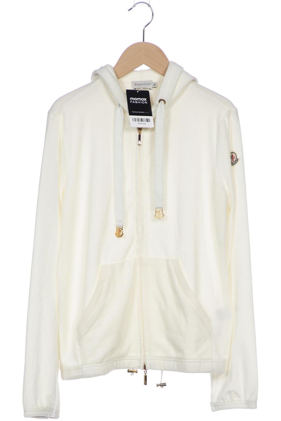 Moncler Damen Kapuzenpullover, cremeweiß, Gr. 38
